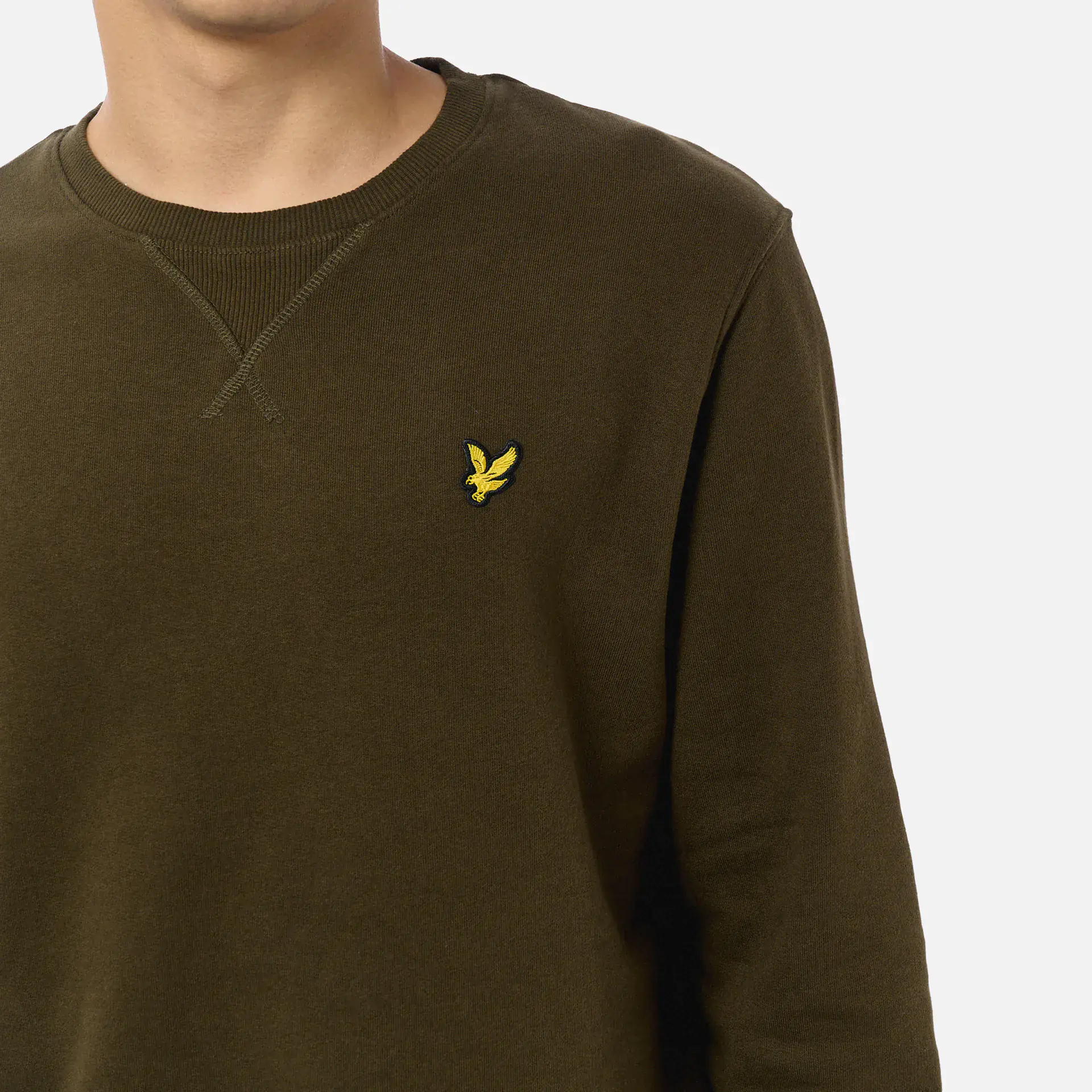 Lyle & Scott Crew Neck Sweatshirt Olive