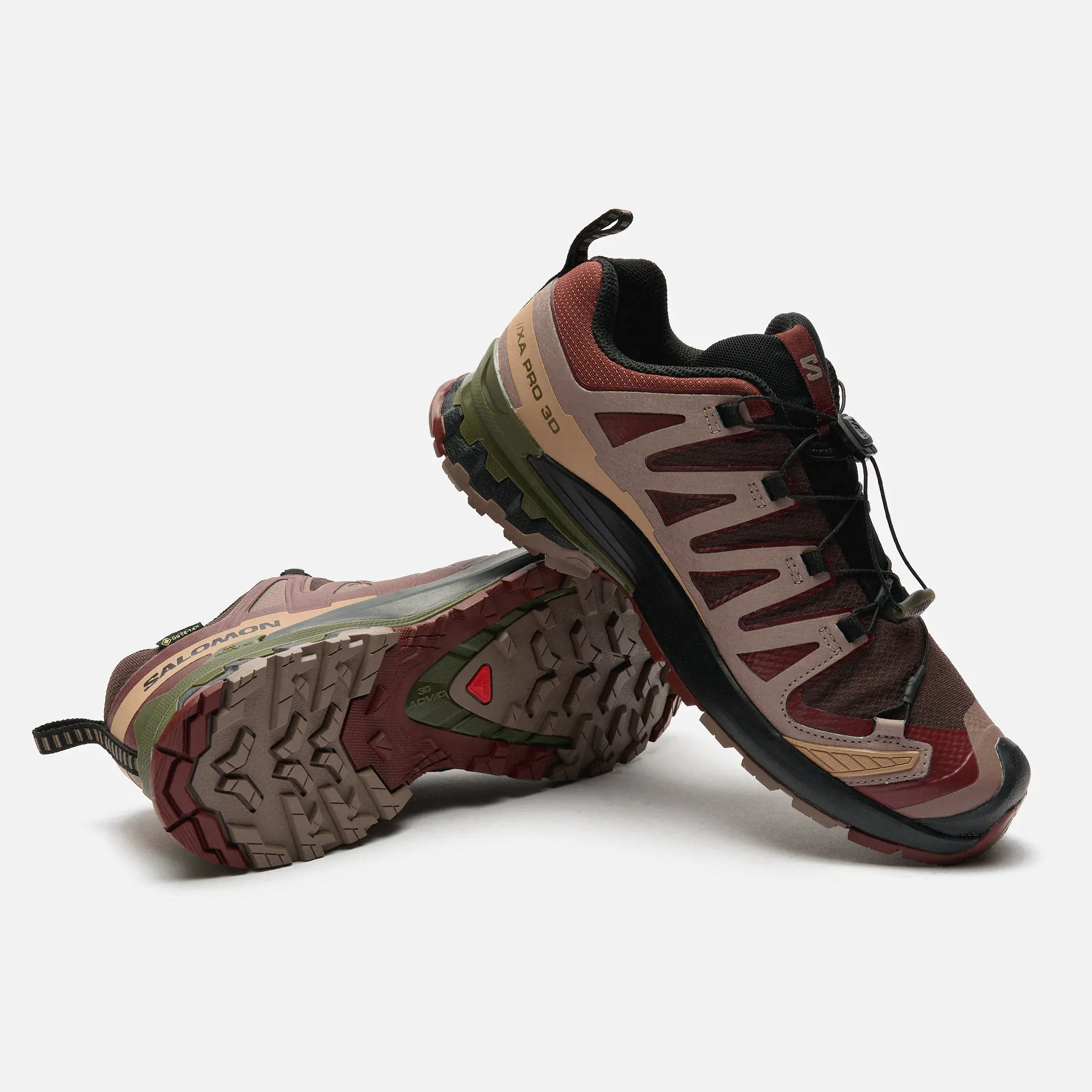 Salomon XA PRO 3D V9 GTX Sneaker Black Coffee/Rum Raisin/Olive Night