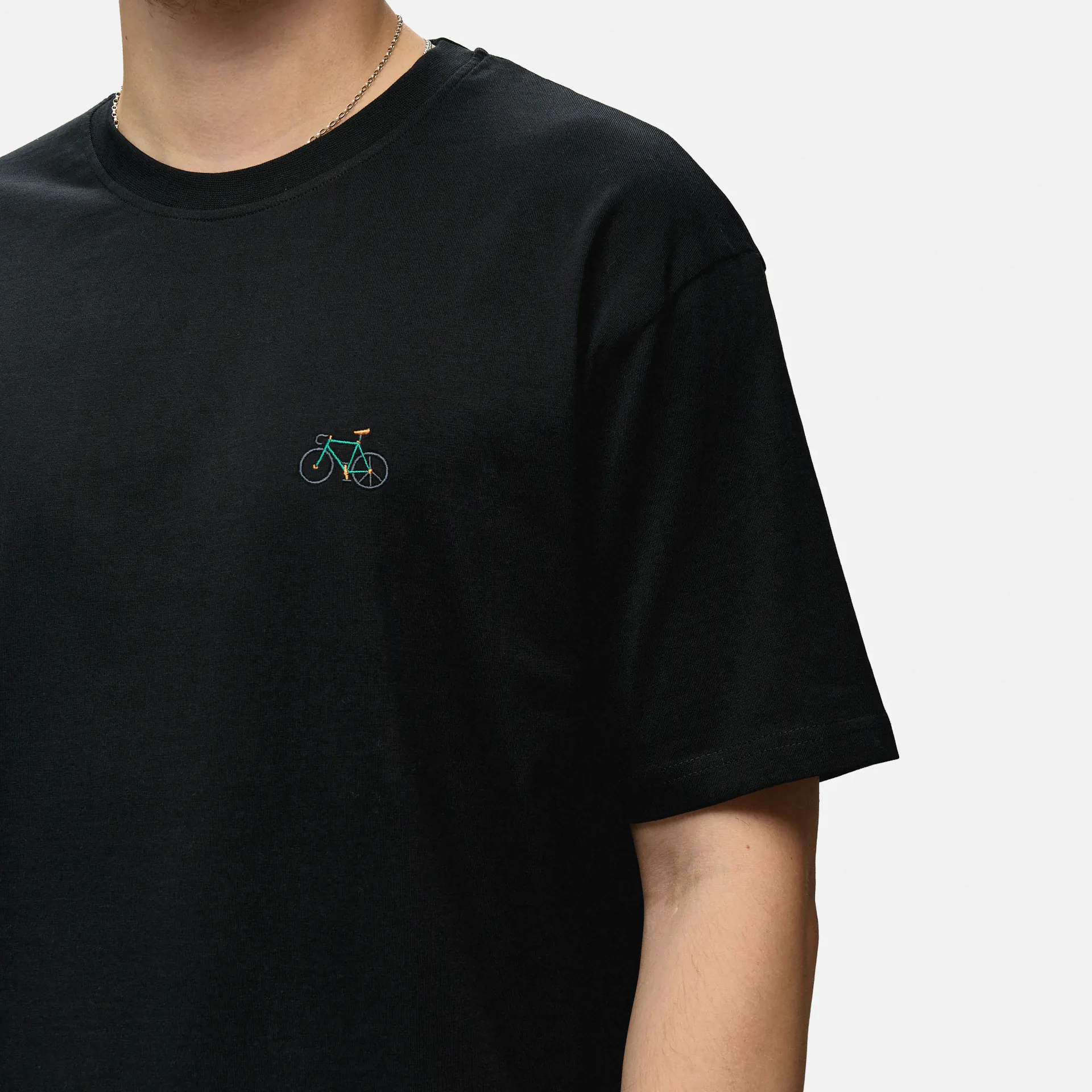 Iriedaily Peaceride Embroidered T-Shirt Black