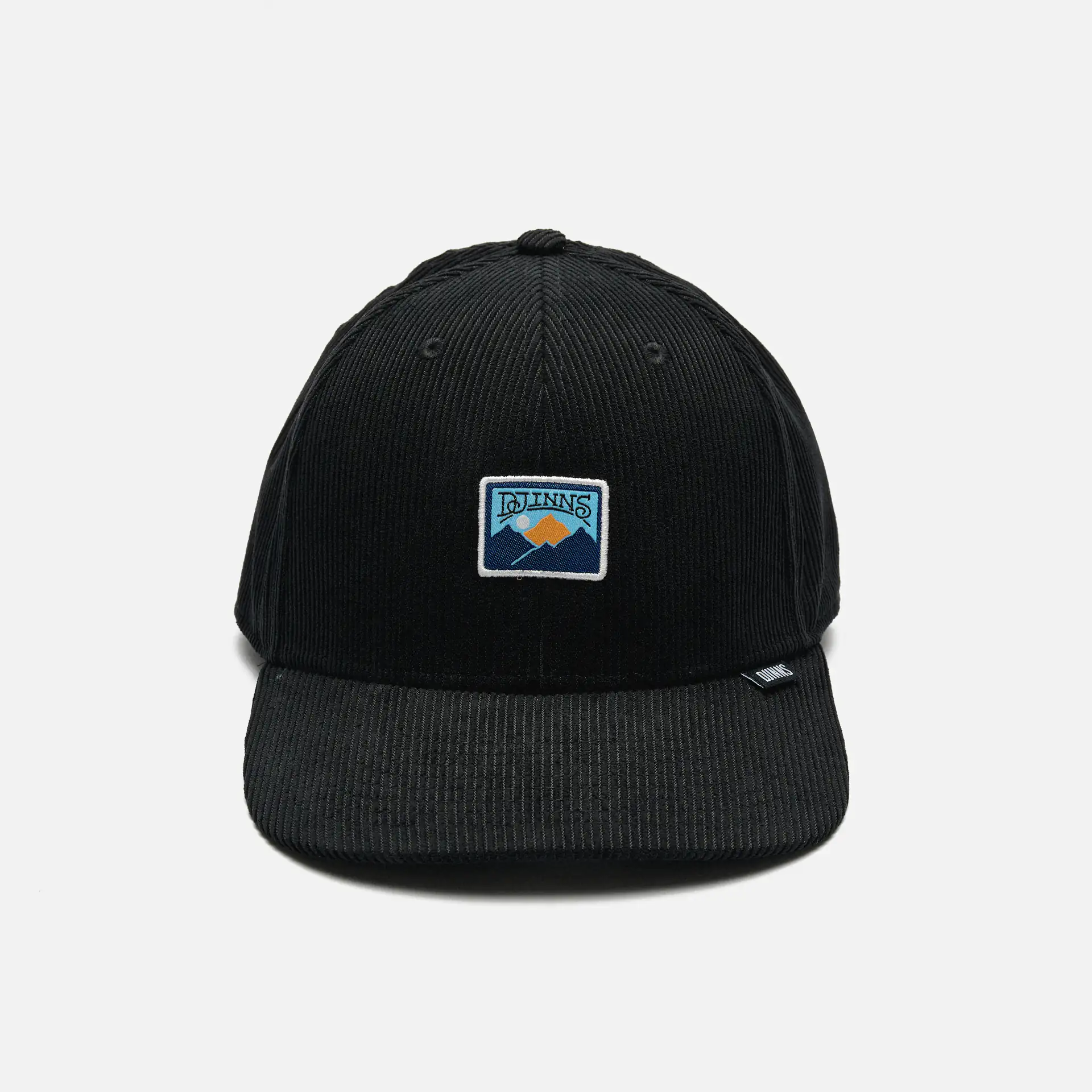 DJINNS 6 Panel TrueFit Cap Cord Mountains Black