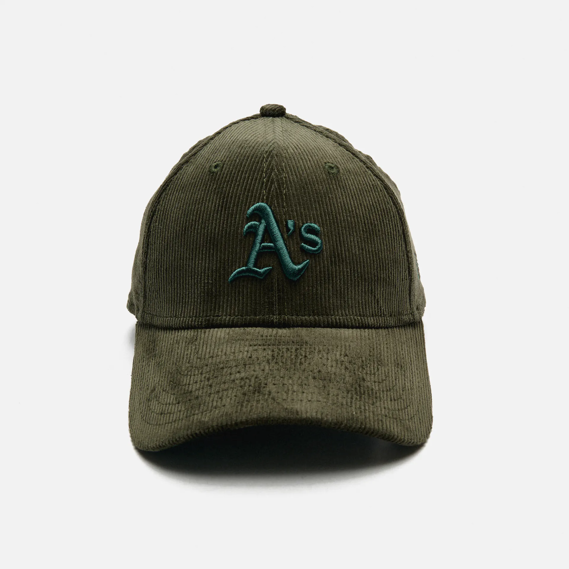 New Era MLB Oakland Athletics Cord 9Forty Cap Dark Green 