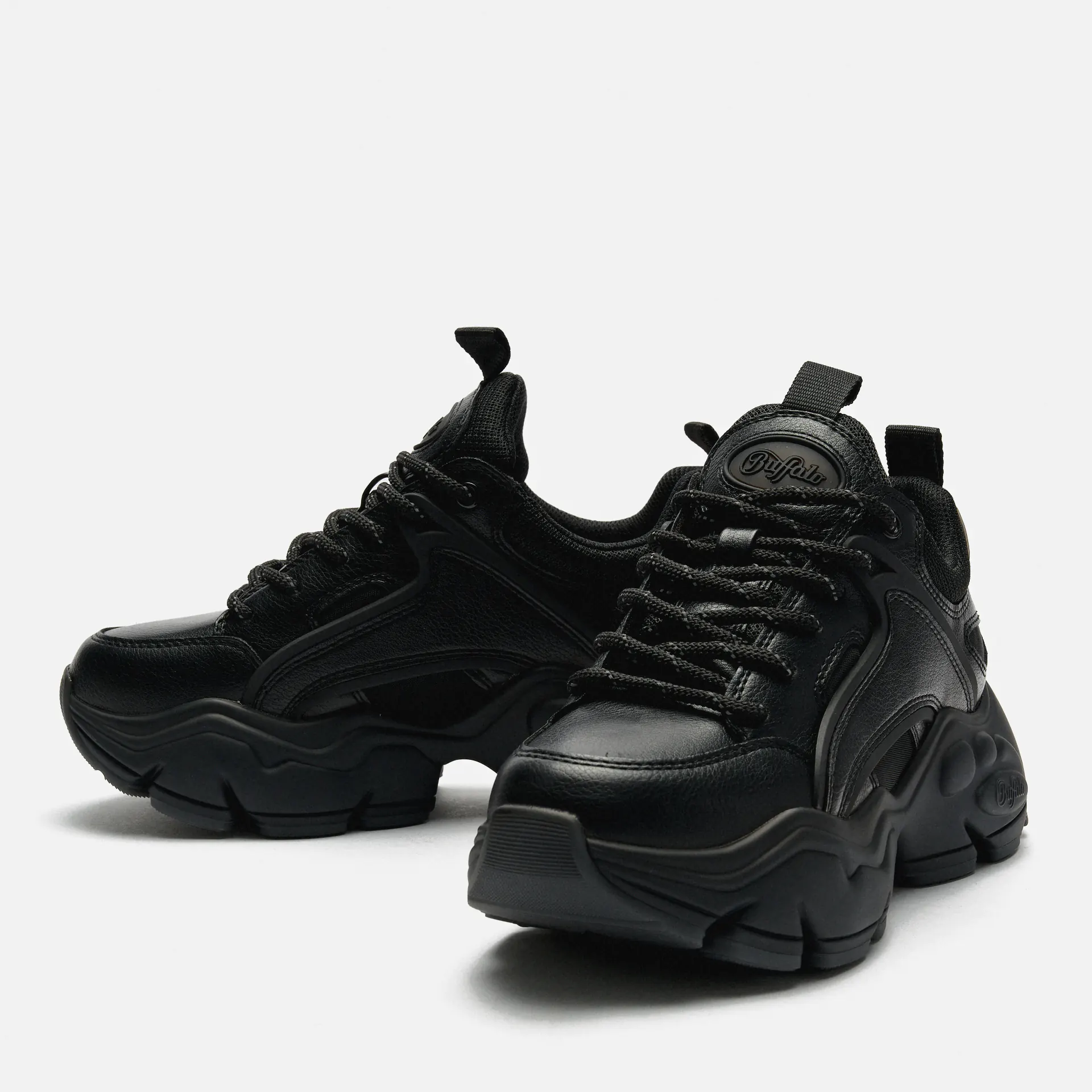 Buffalo Binary C Vegan Nappa/Mesh Sneaker Black