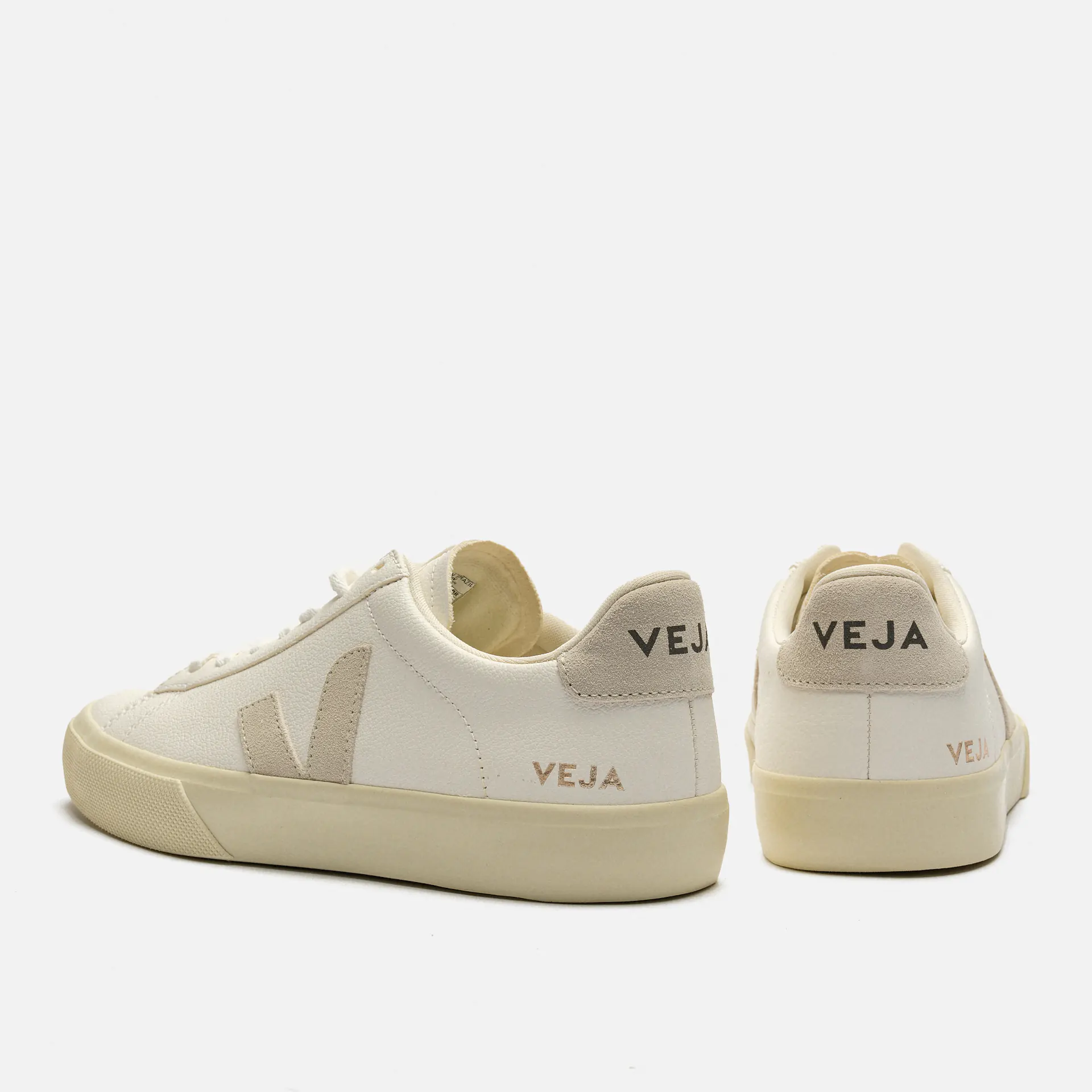 Veja Campo Chromefree Leather Sneaker Extra White/ Natural Suede