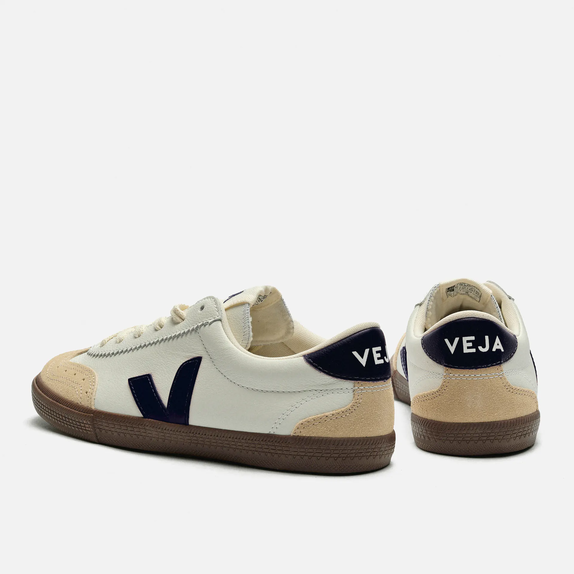 Veja Volley O.T. Leather Sneaker White Nautico Bark