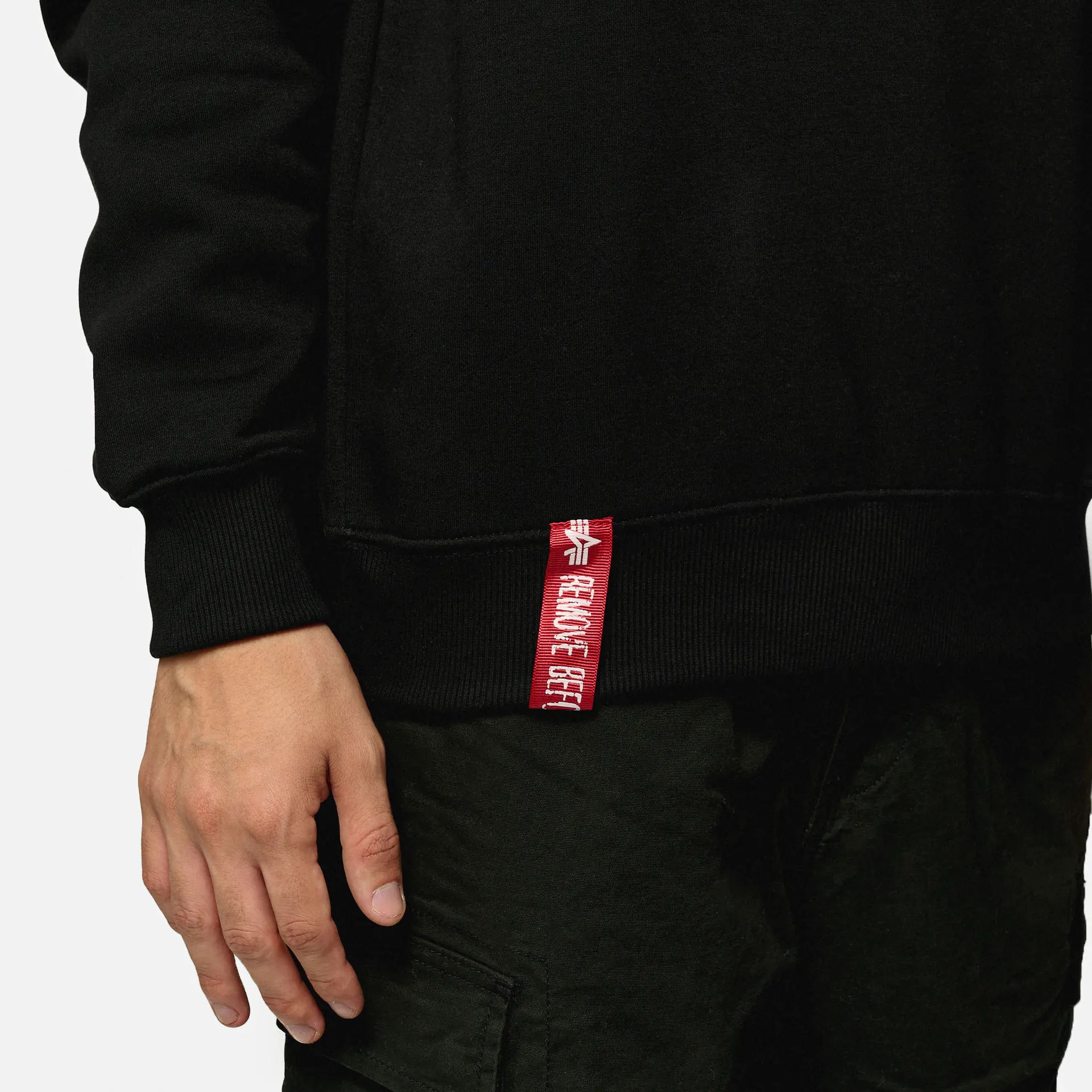 Alpha Industries Basic Sweater Small Logo Black