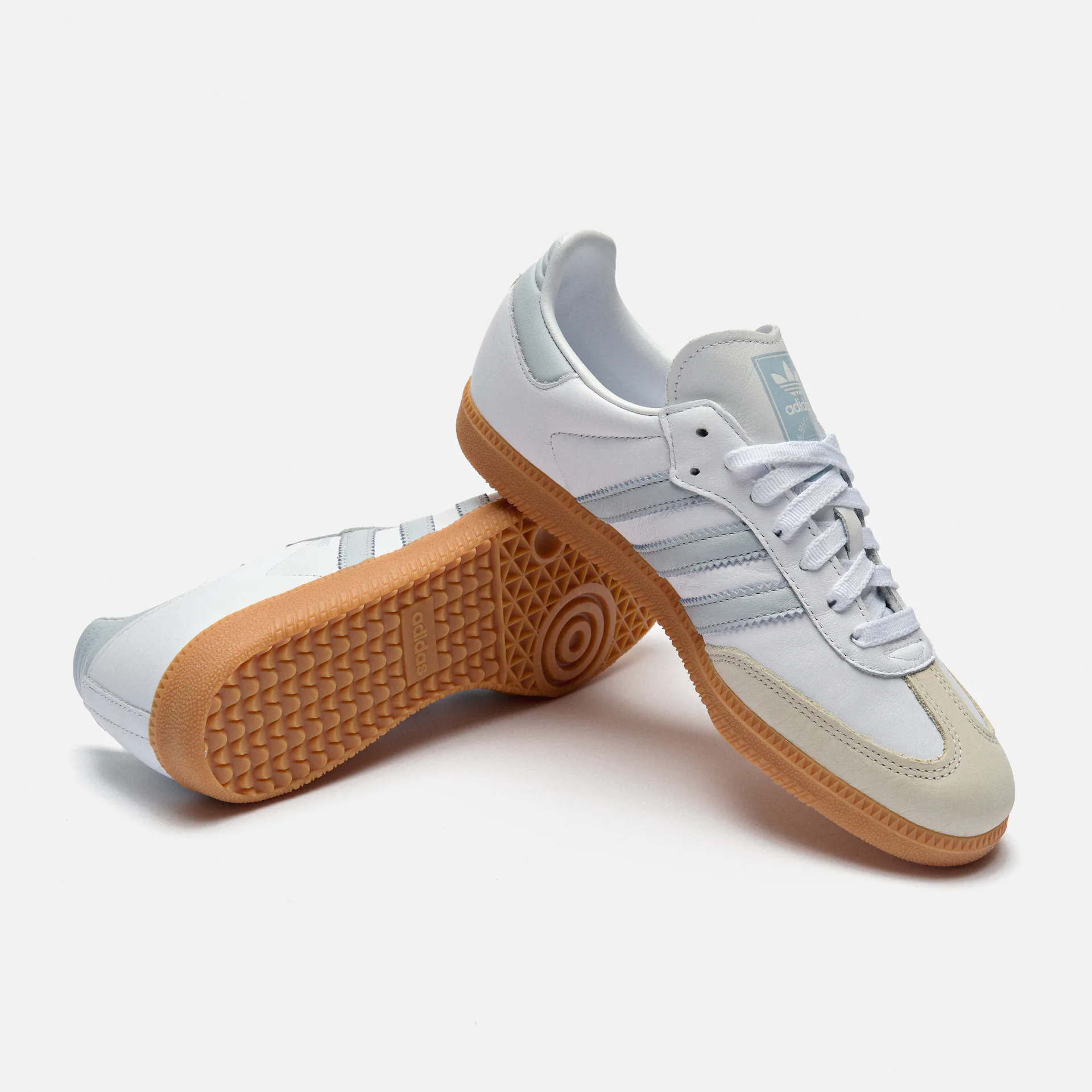 adidas Originals Samba Sneaker OG W Cloud White/Halo Blue/Off White