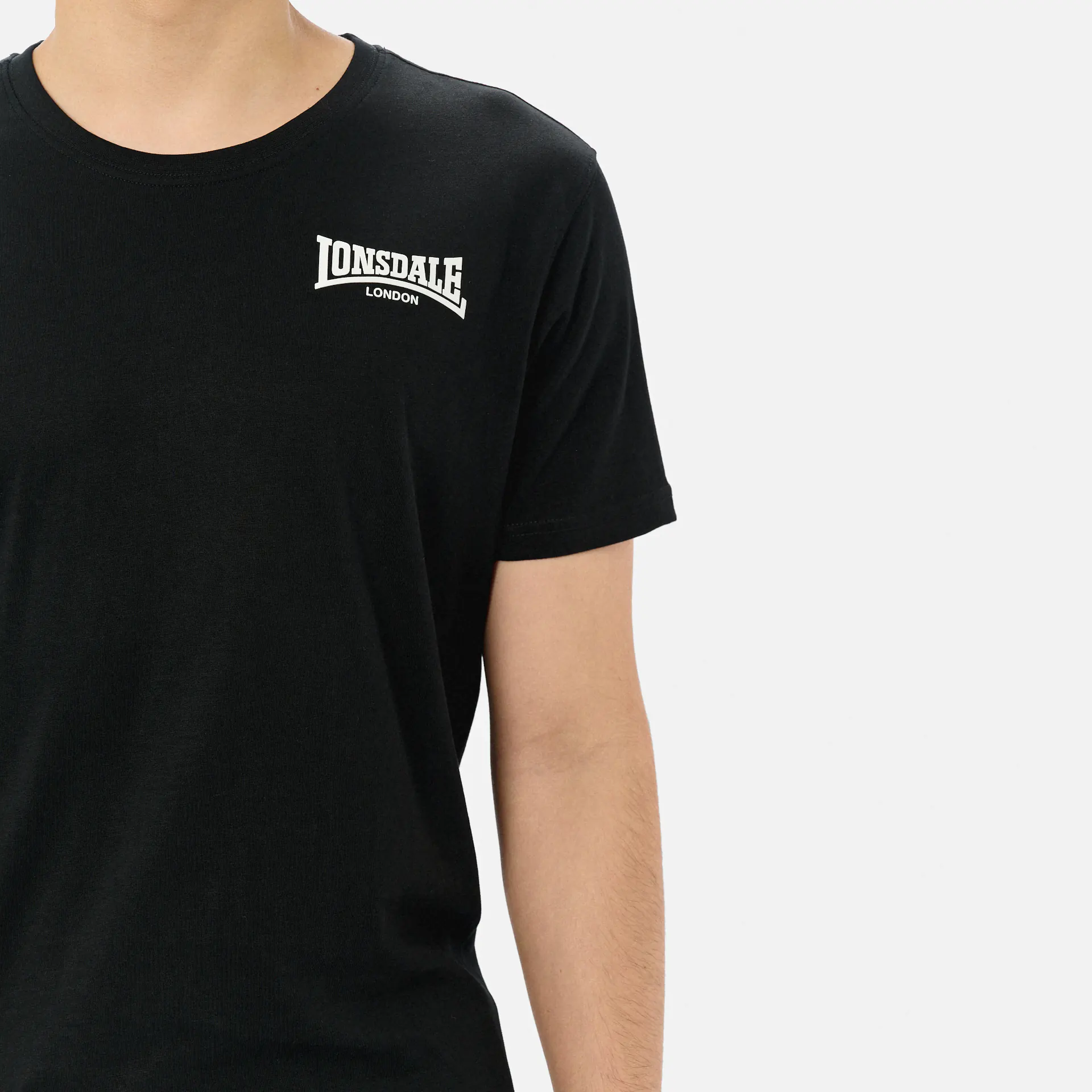 Lonsdale ELMDON T-Shirt Black