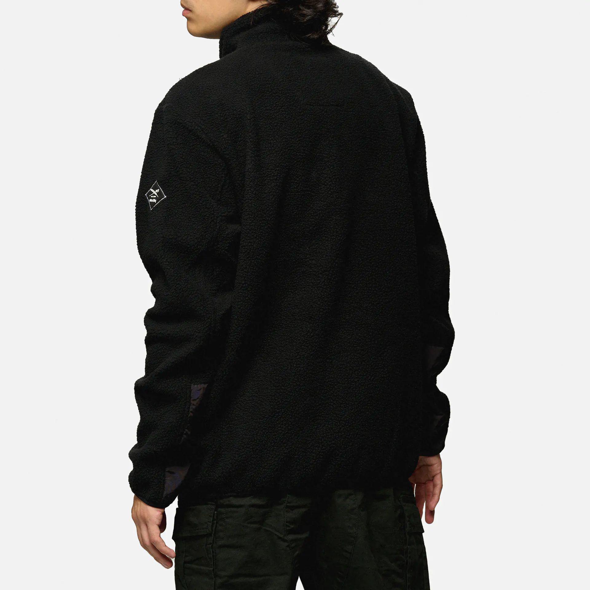 Iriedaily Wonderer Fleece Track Jacket Black White