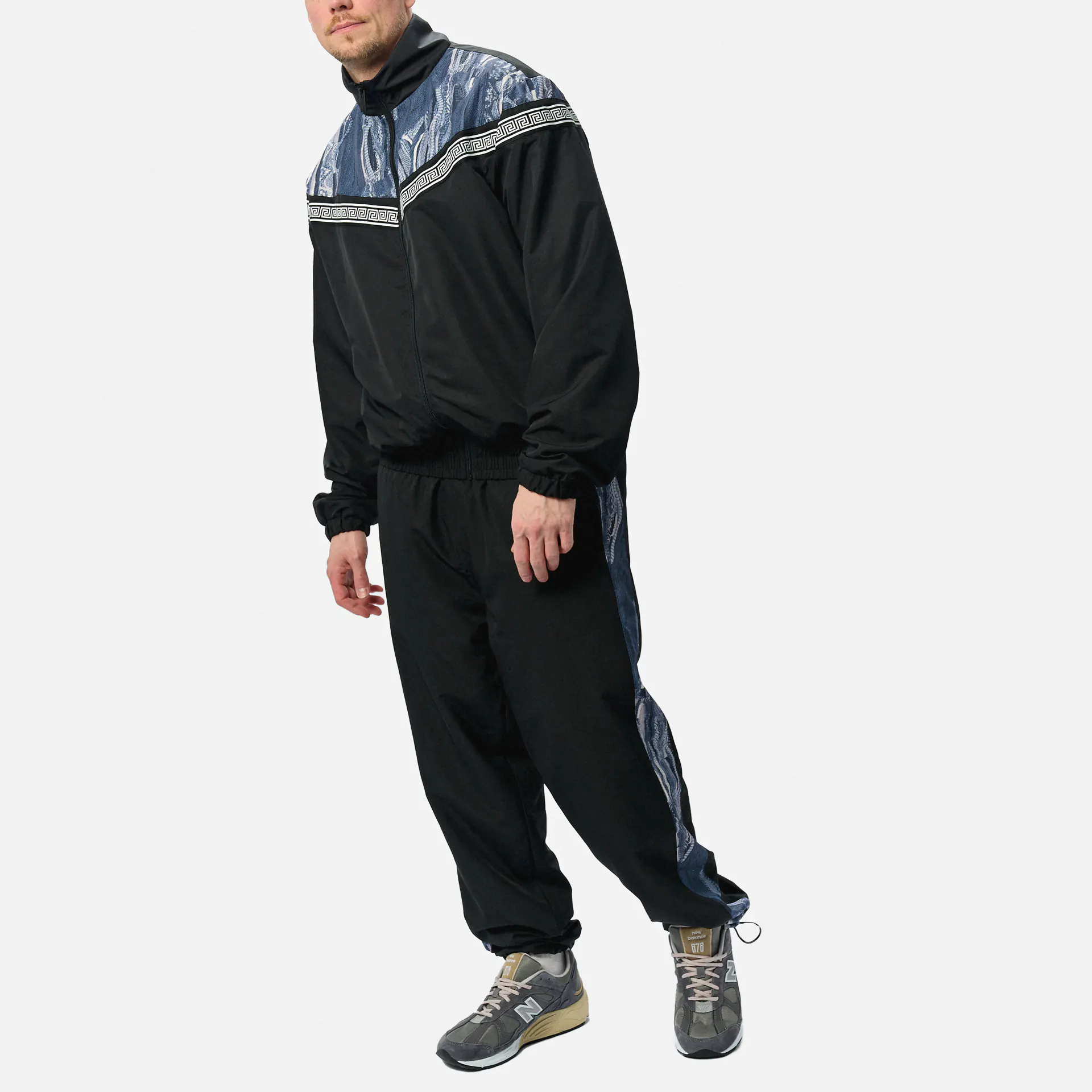 Carlo Colucci Summer Track Pants Black