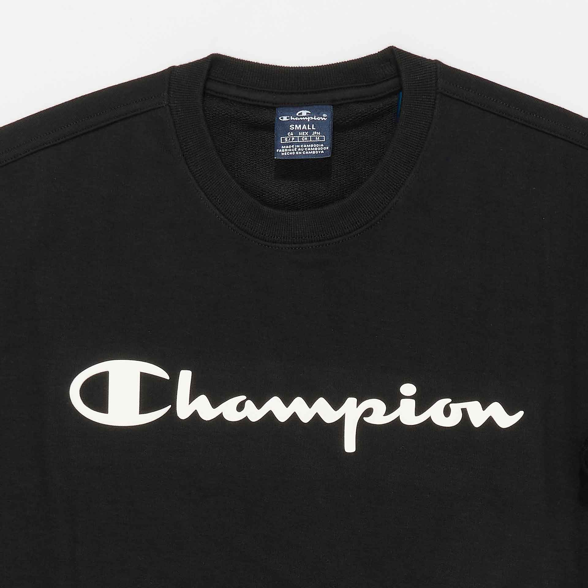 Champion Crewneck Sweatshirt Black Beauty