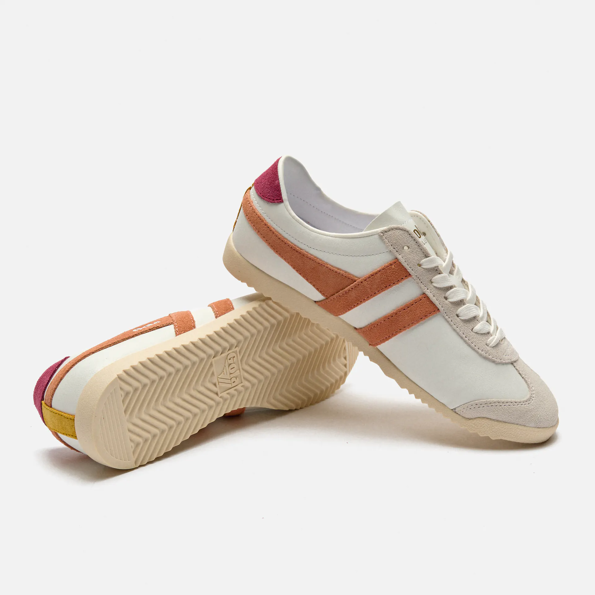 Gola Bullet Pure Sneaker White/Terracotta/Cerise