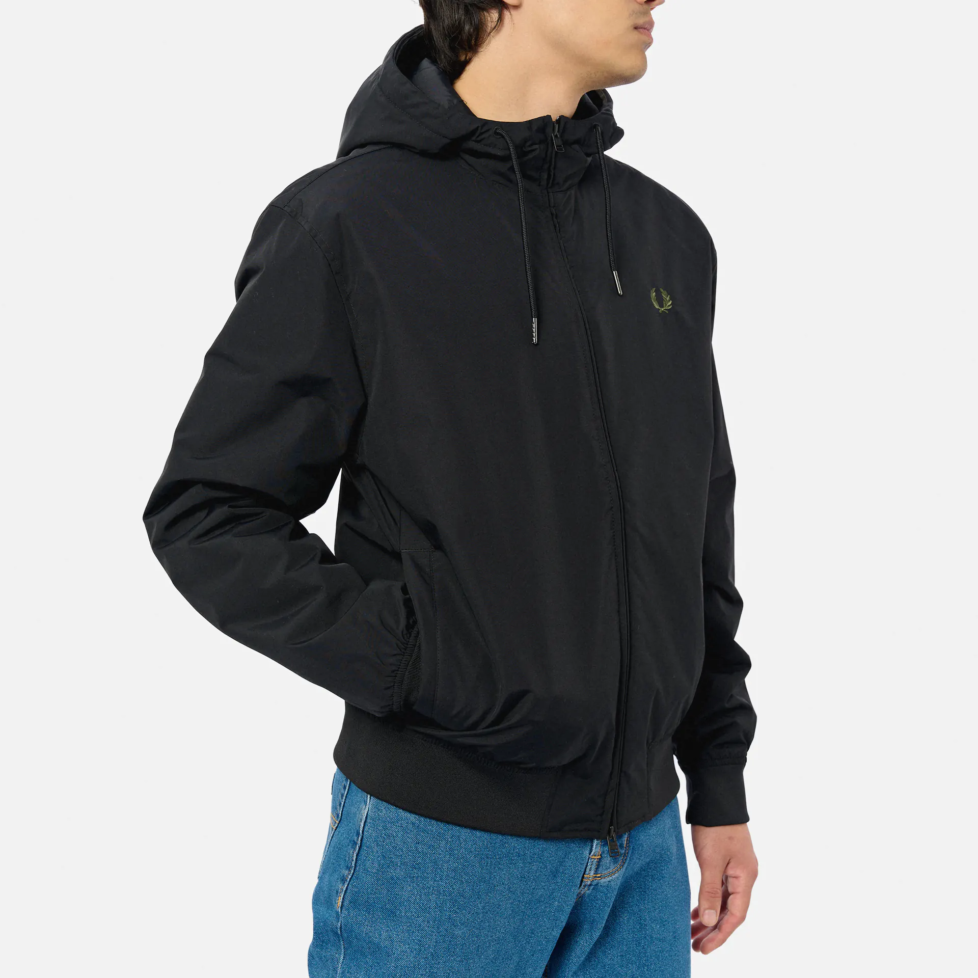 Fred Perry Hooded Brentham Jacket Black