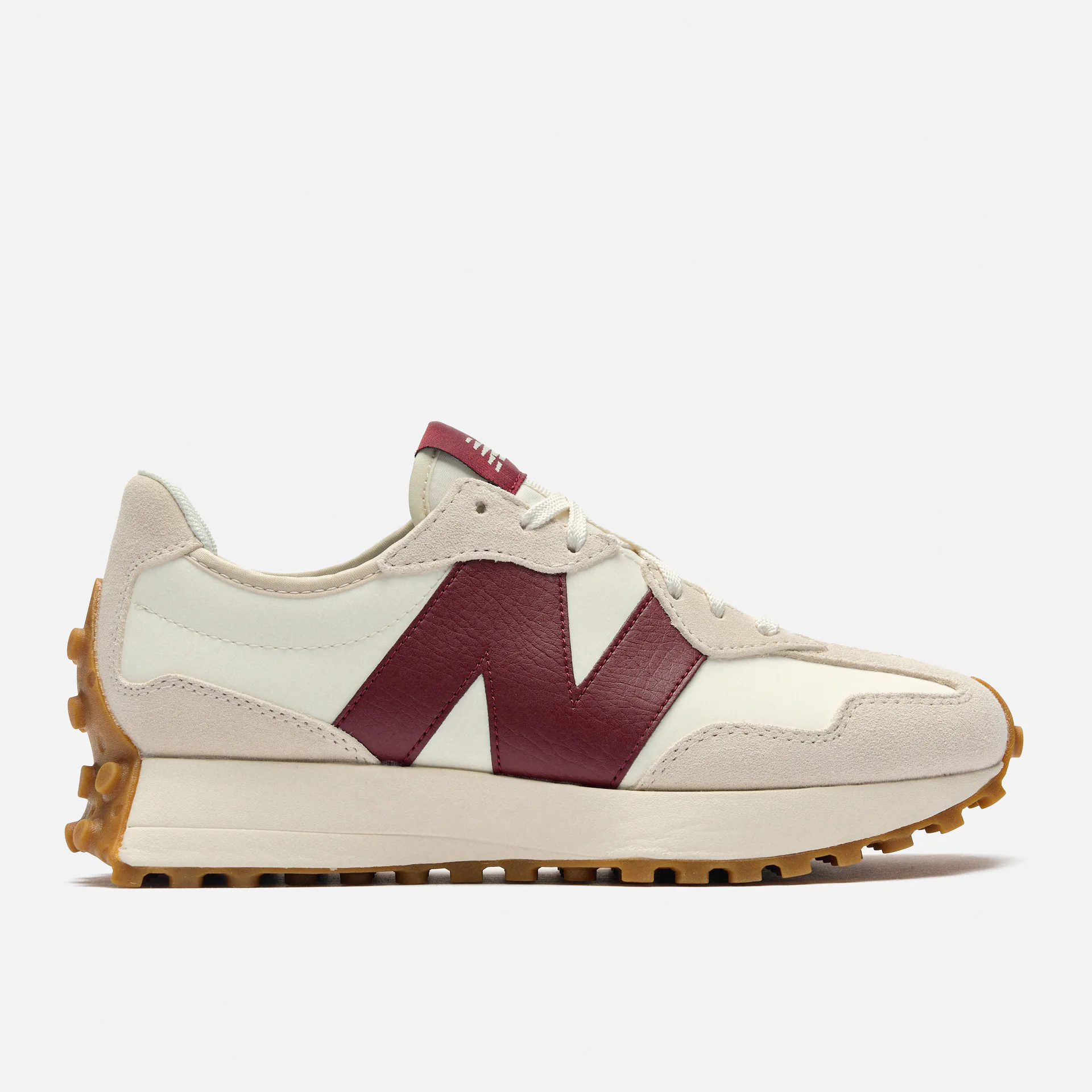 New Balance WS327 Lifestyle Sneaker Moonbeam/Burgundy