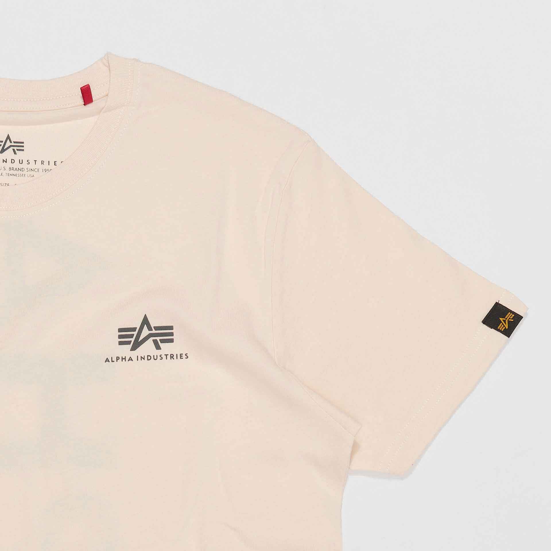 Alpha Industries Backprint T-Shirt Jet Stream White