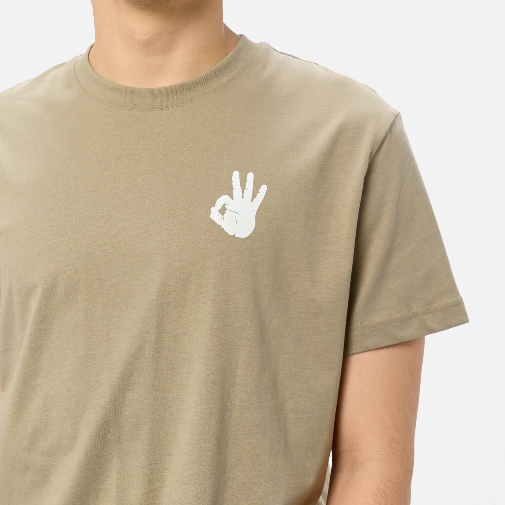 Kleinigkeit Bois Straightcut T-Shirt Keine Probleme Olive