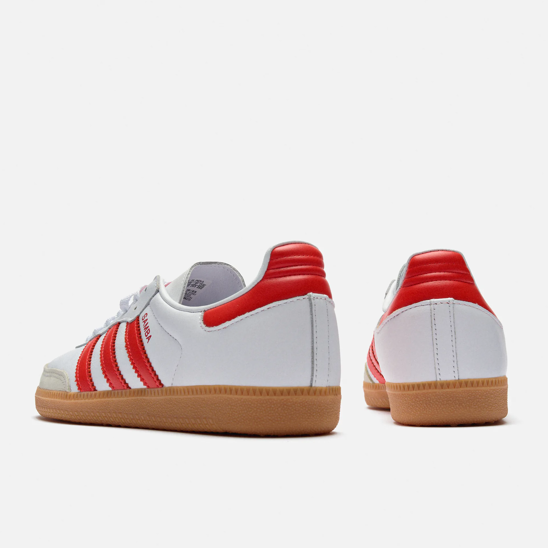 adidas Originals Samba Sneaker OG Cloud White Solar Red Off White