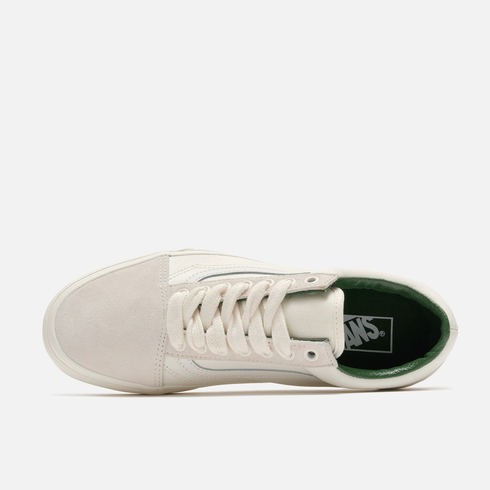 Vans old skool white cream sale