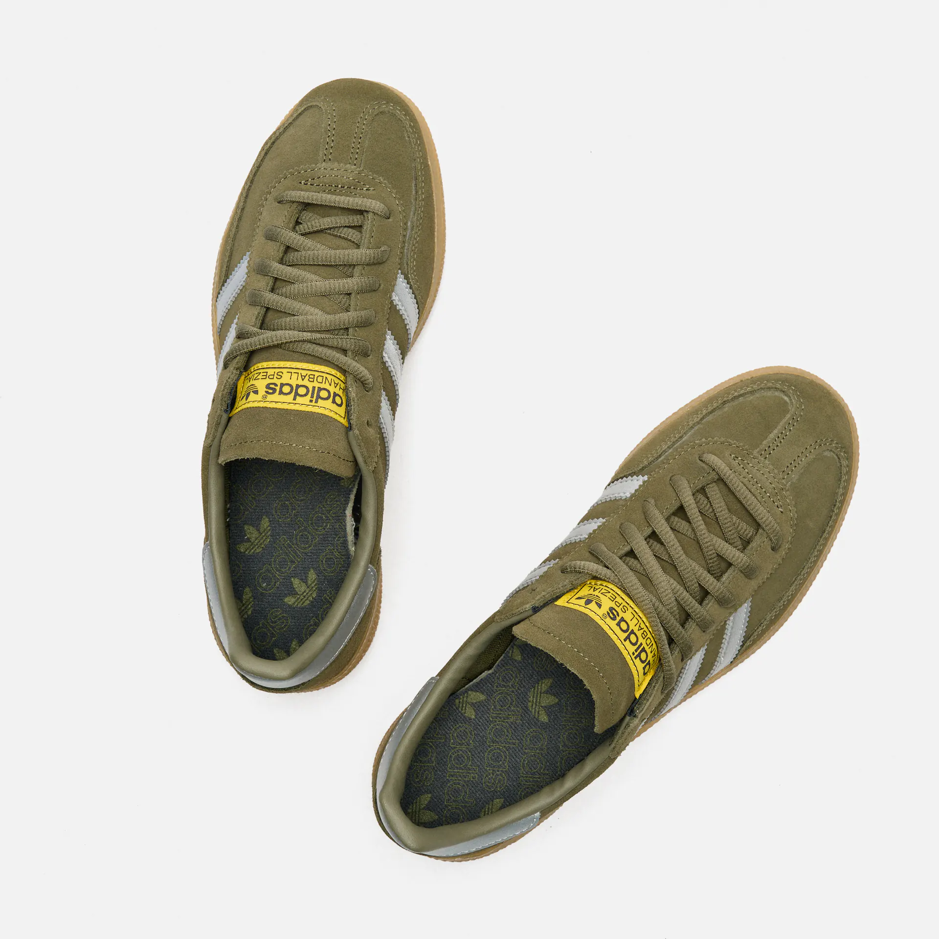 adidas Originals Handball Spezial Sneaker Olive Strata/Silver Metallic/Super Yellow