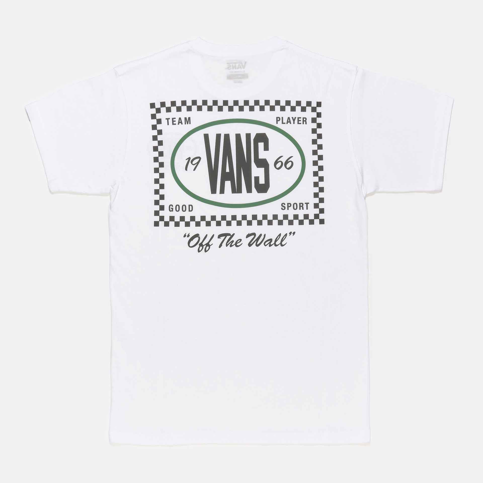 Vans Team Player Checkerboard T-Shirt White