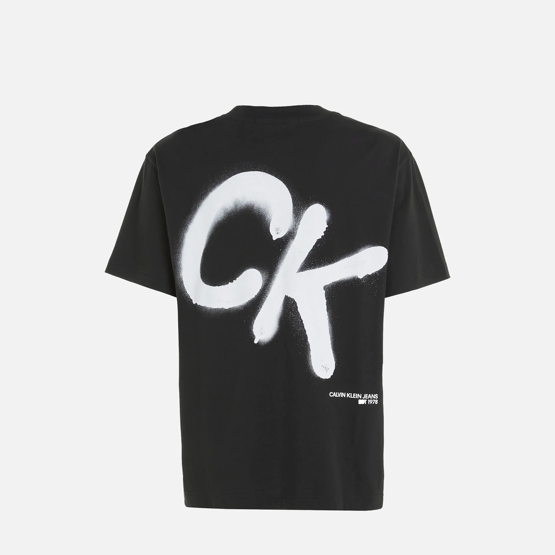 Calvin Klein Jeans CK Black T-Shirt Spray