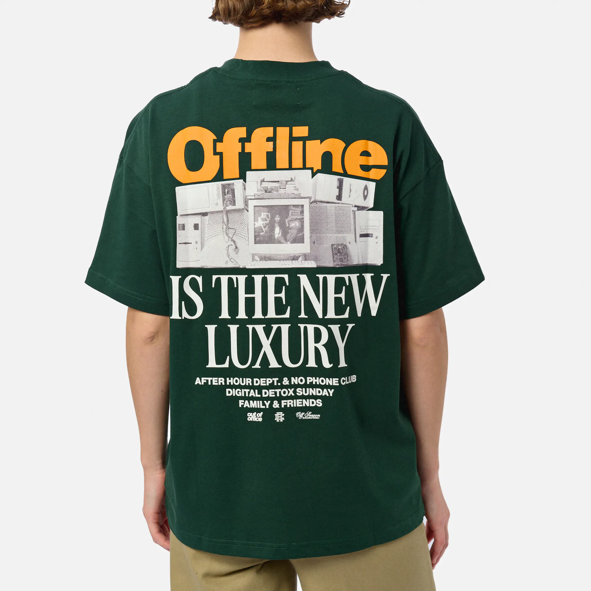 Another Cotton Offline Luxury Oversized T-Shirt Green