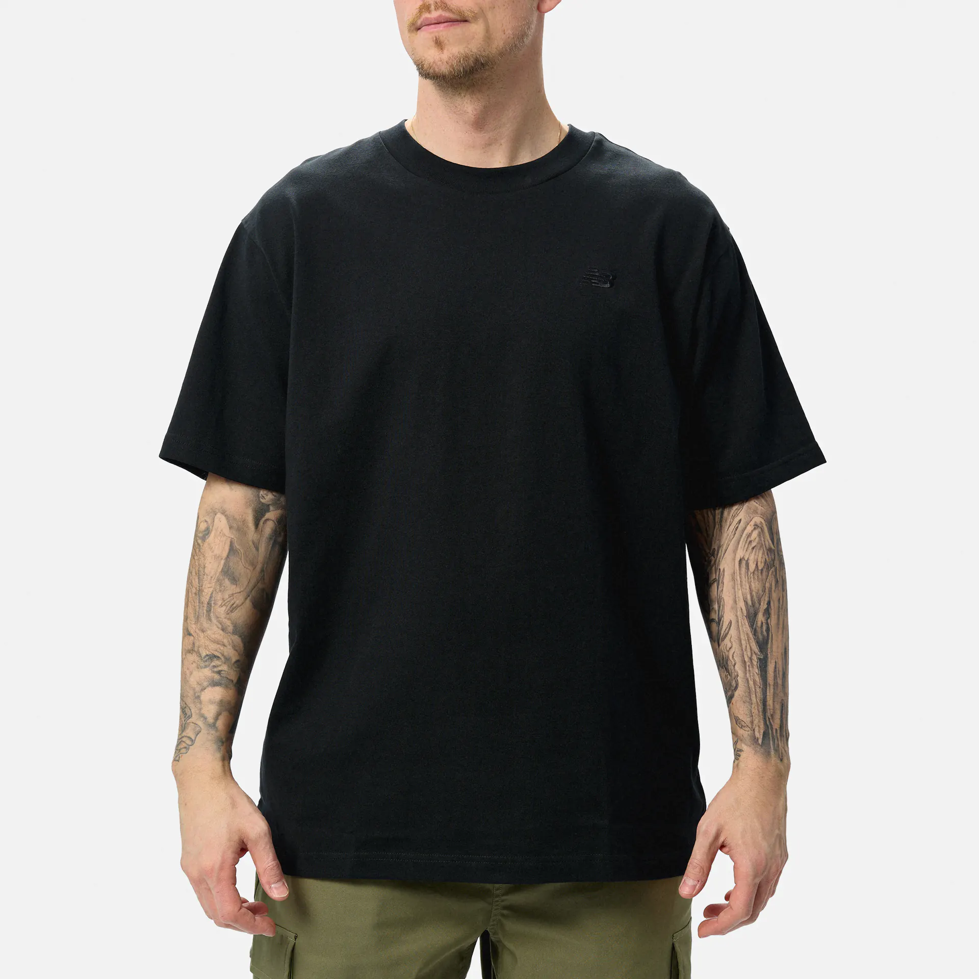 New Balance Athletics Cotton T-Shirt Black