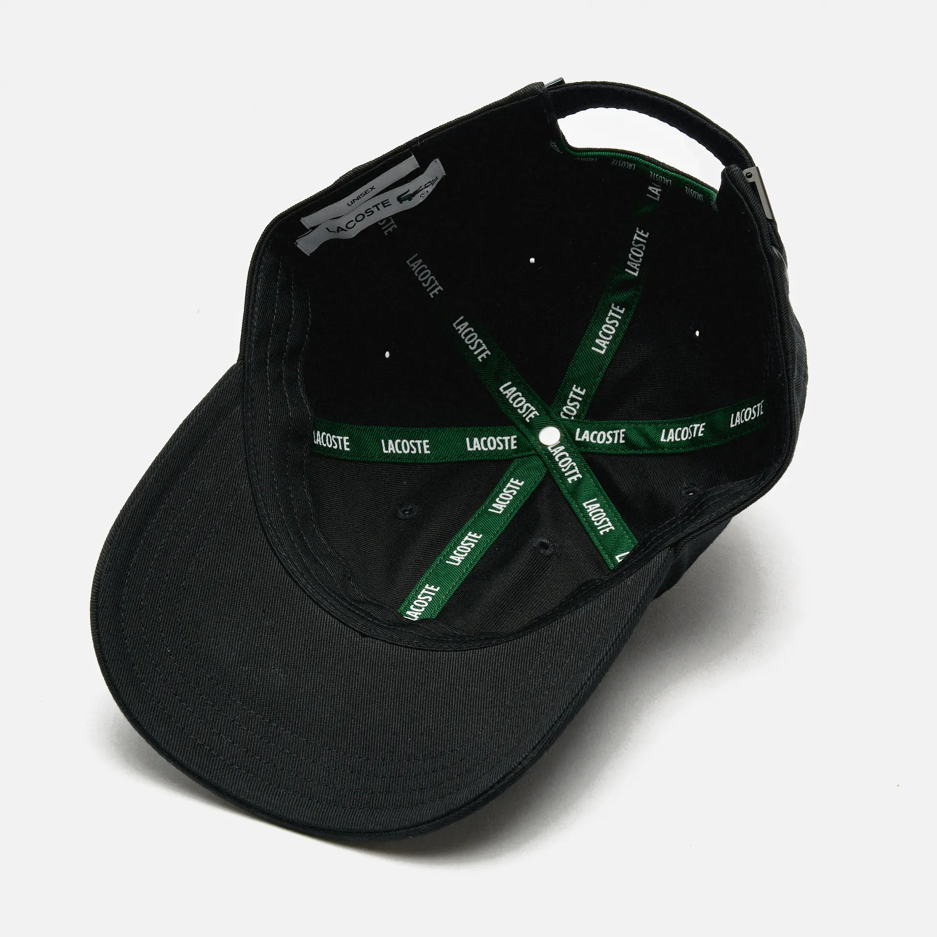 Lacoste Cotton Twill Cap Black