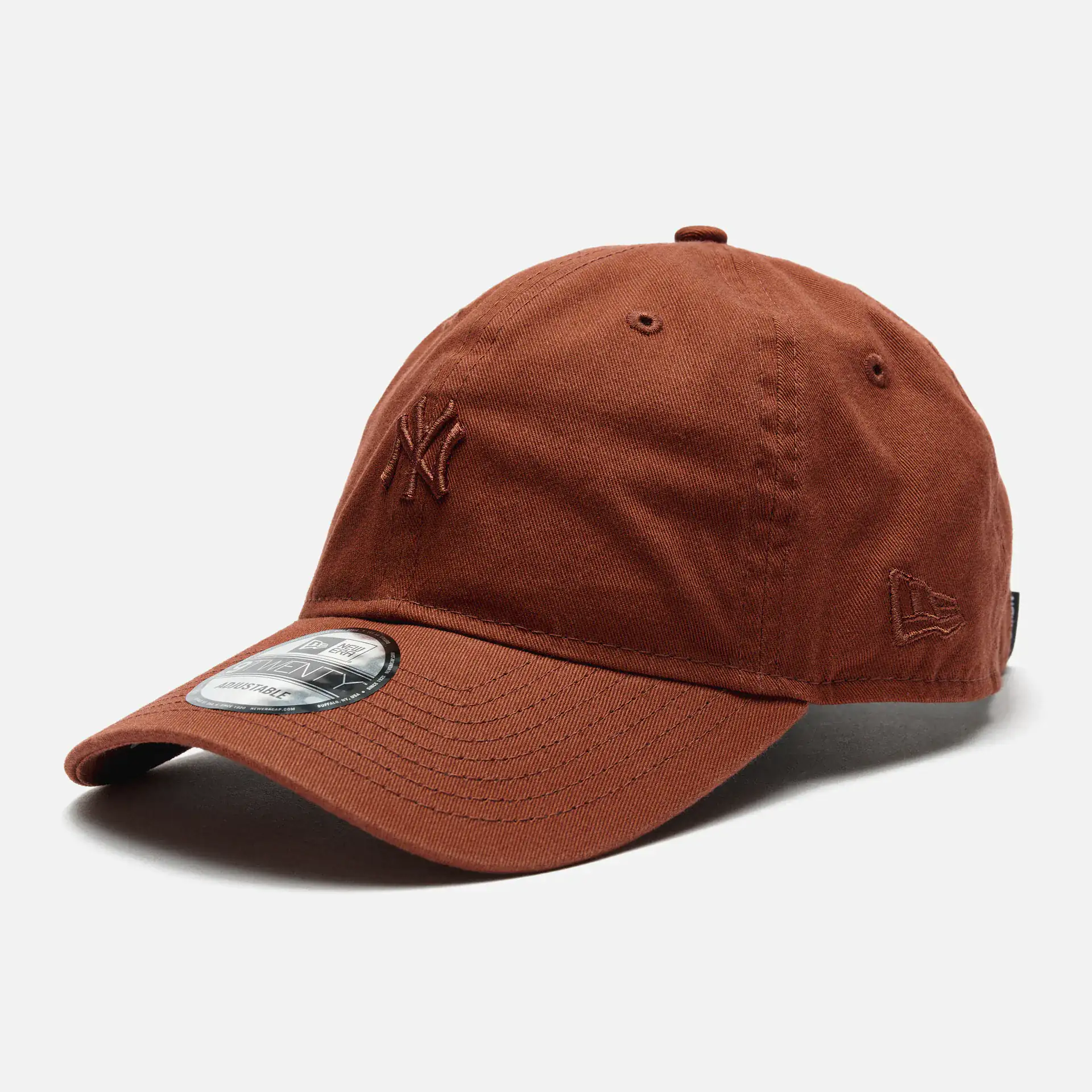 New Era Mini Logo 9Twenty NY Yankees Dad Cap Rust Orange