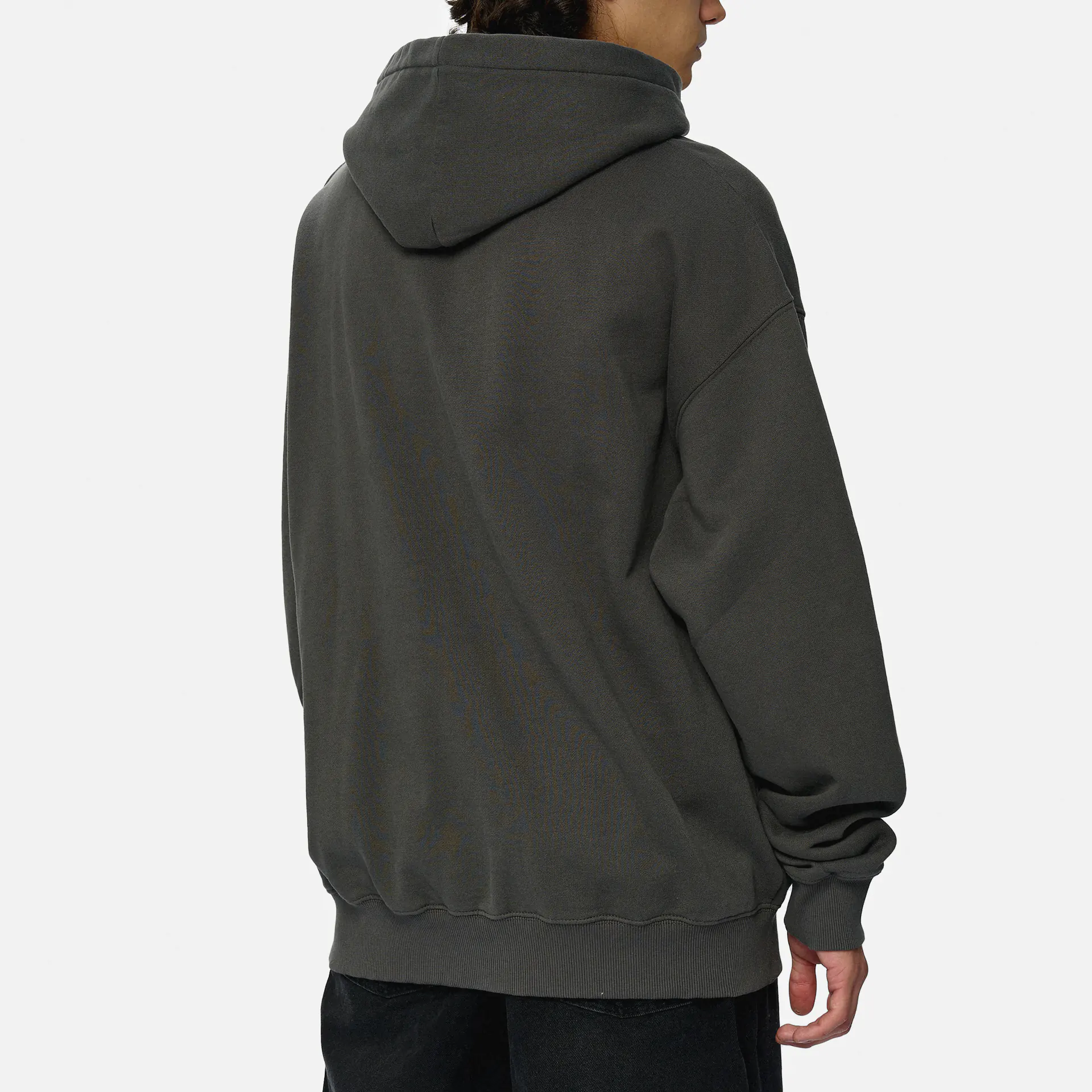 PEGADOR Alden Oversized Hoodie Washed Anthracite