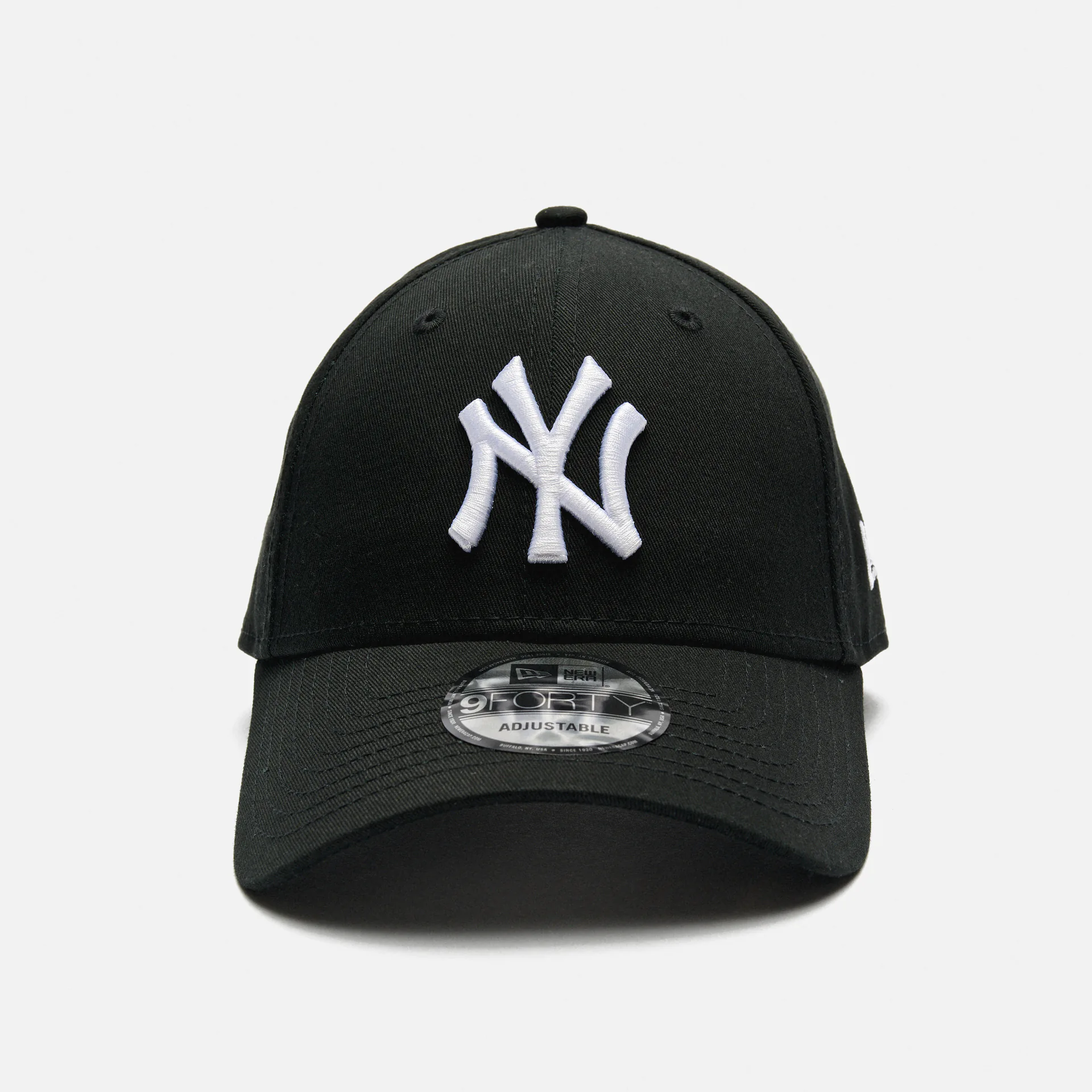 New Era 9FORTY Leag Basic NY Yankees Strapback Cap Black White