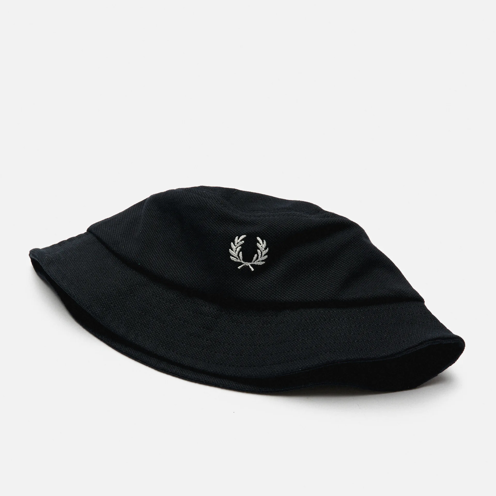 Fred Perry Pique Bucket Hat Black