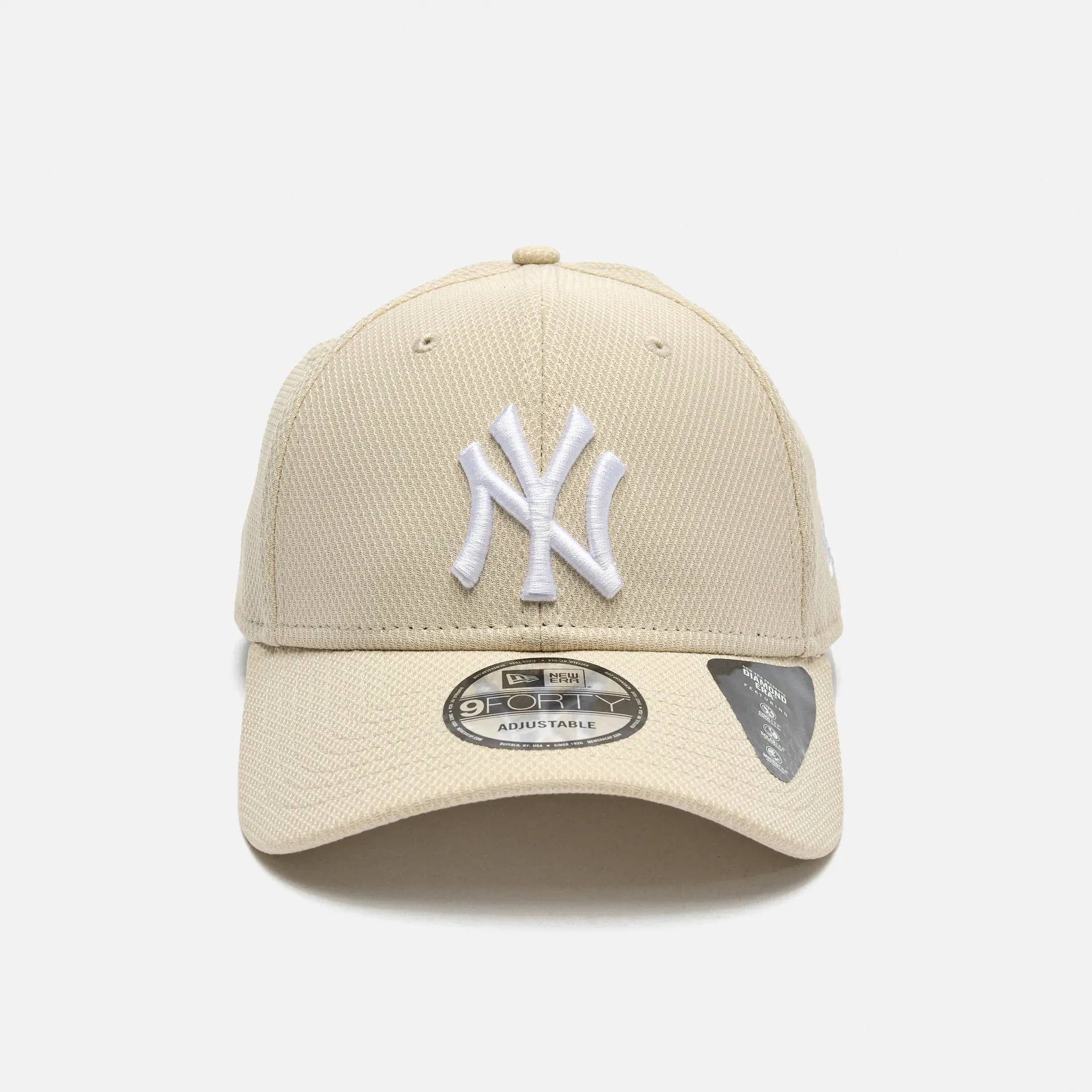 New Era Diamond Era 9Forty NY Yankees Stone White