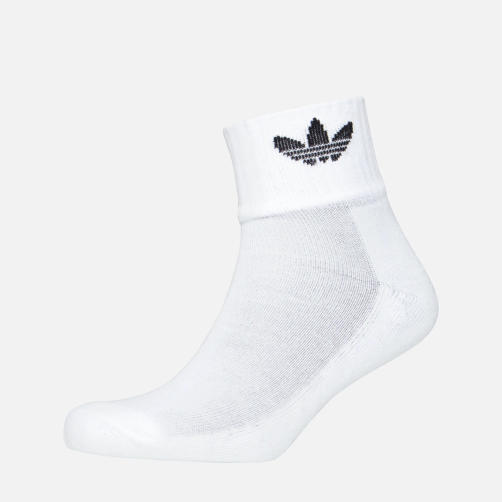 adidas Originals Trefoil Ankle Socks White/Black