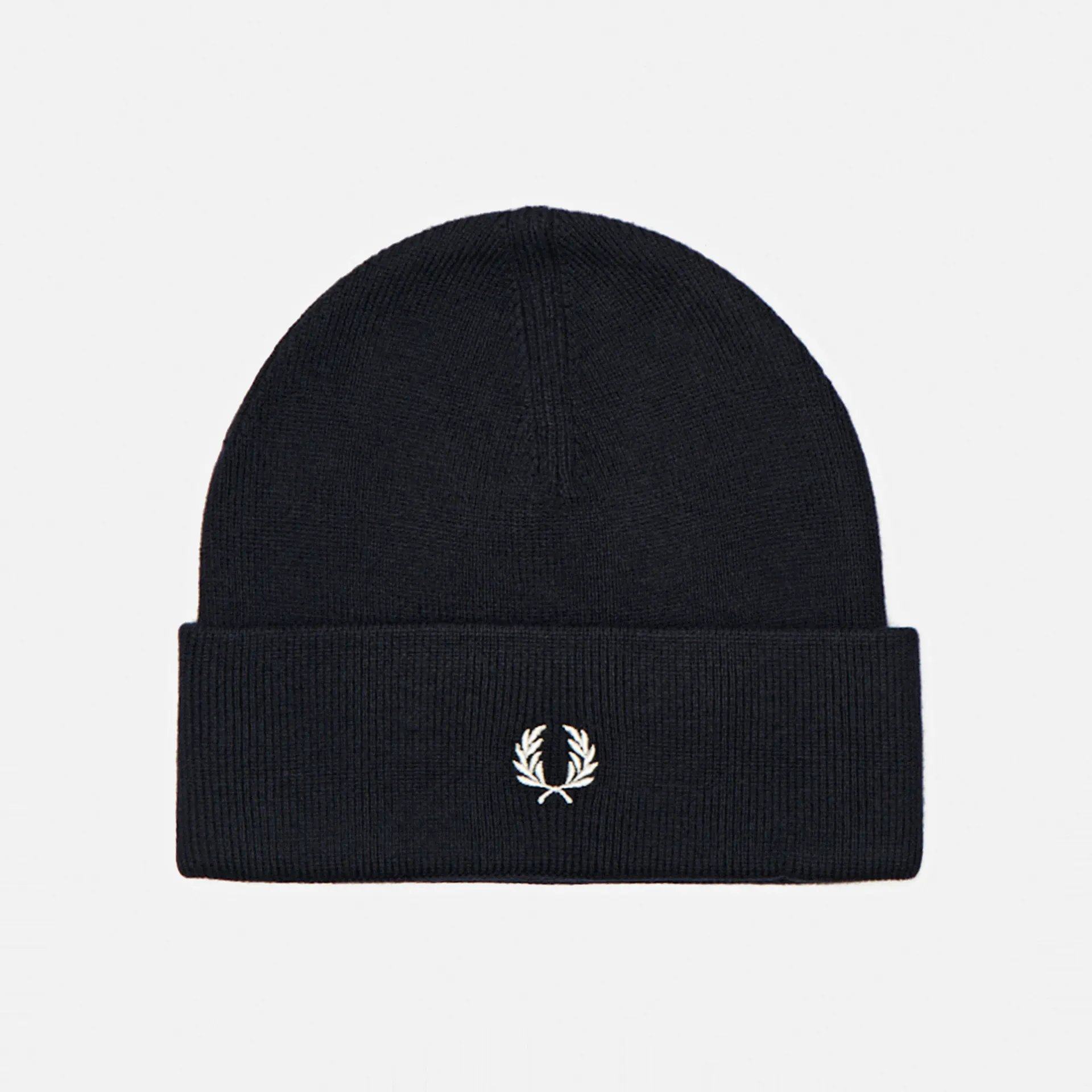 Fred Perry Classic Beanie Navy/Snow White