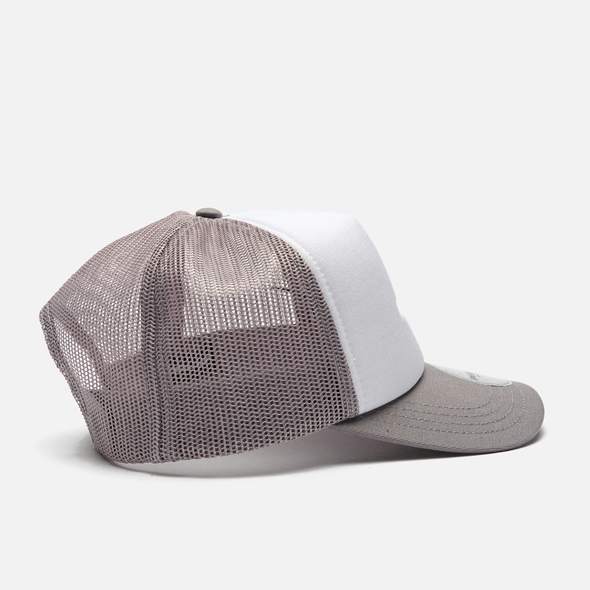 PEGADOR Logo Baseball Trucker Cap White/Cool Grey