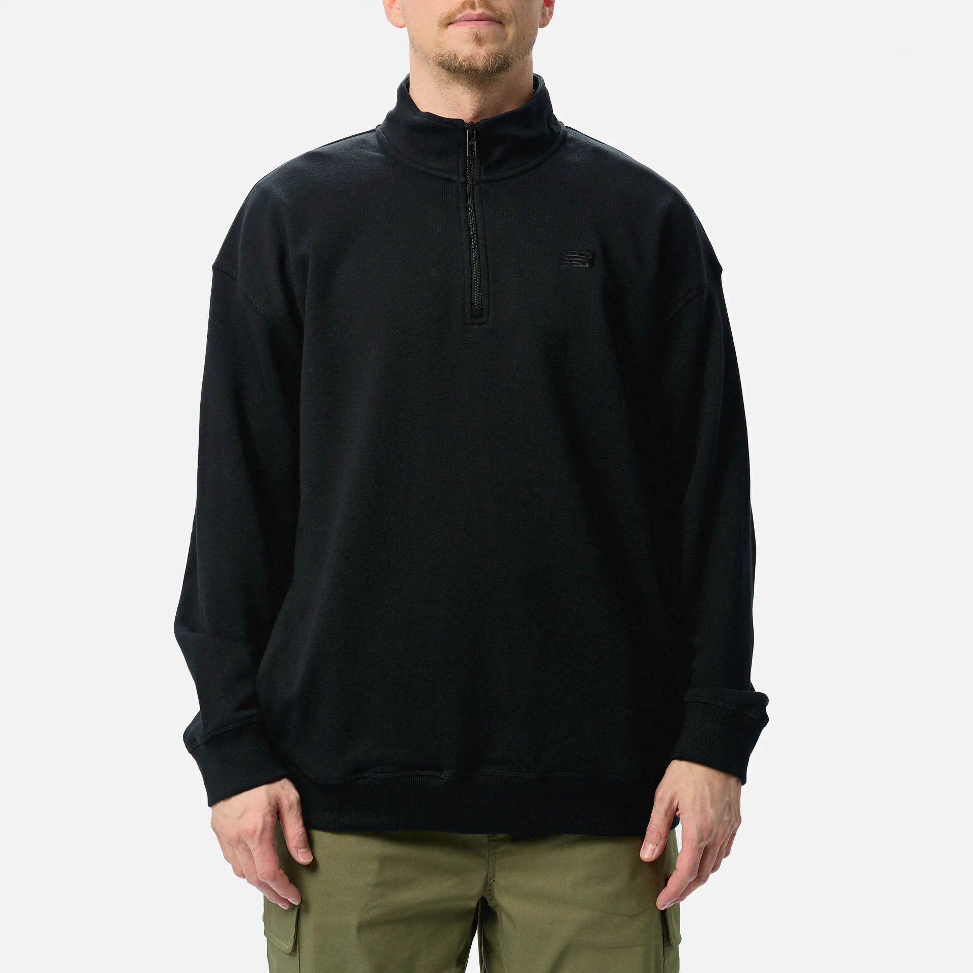 New Balance Athletics Polar Fleece 1/4 Zip Black