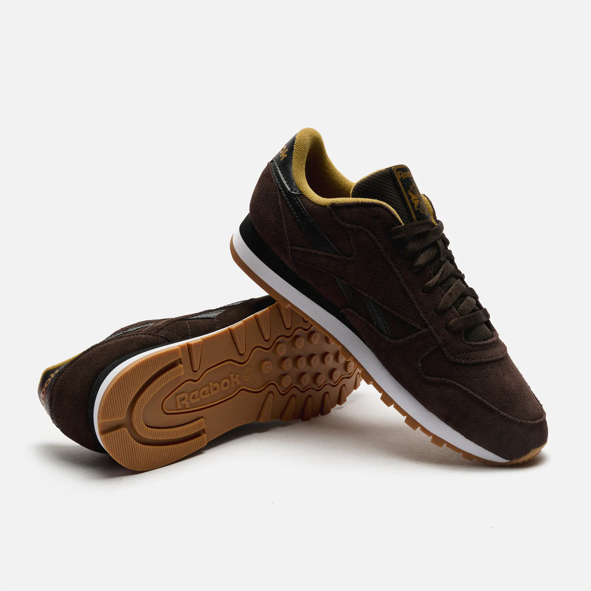 Reebok Classic Leather Sneaker Dark Matter/Black/Khaki Brown