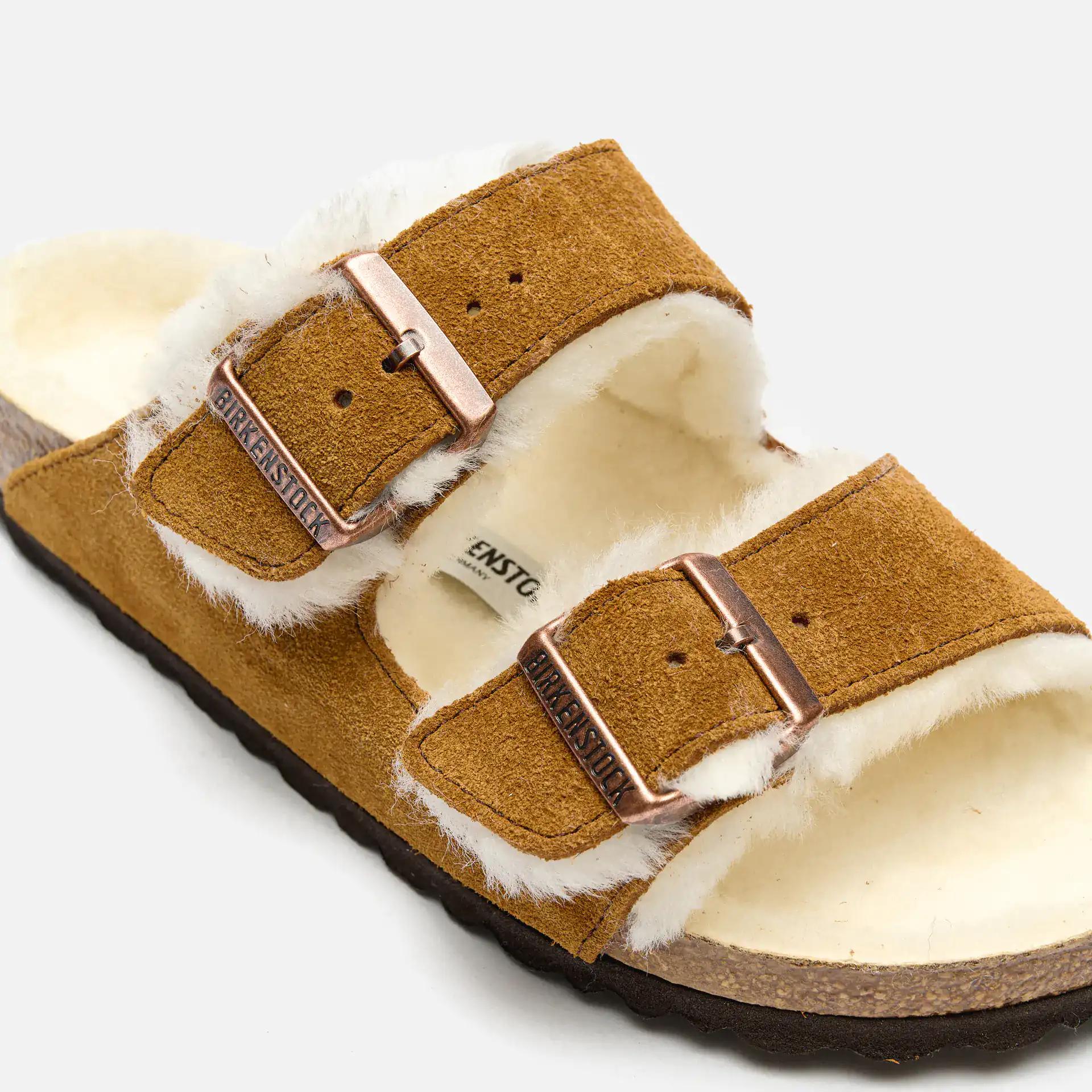 Birkenstock sheepskin sandals online