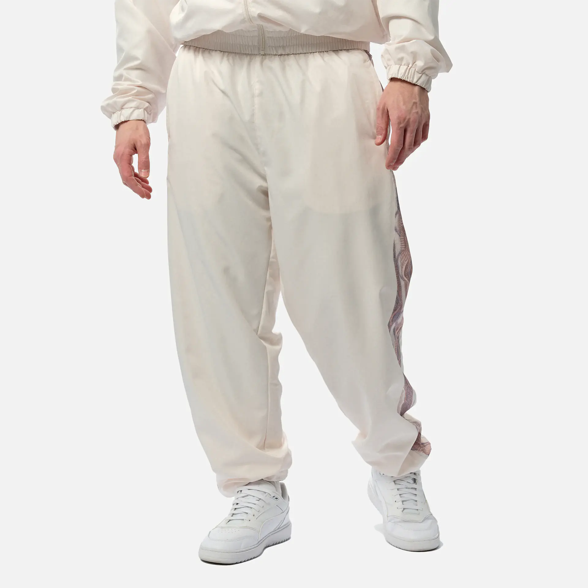 Carlo Colucci Summer Track Pants Off White