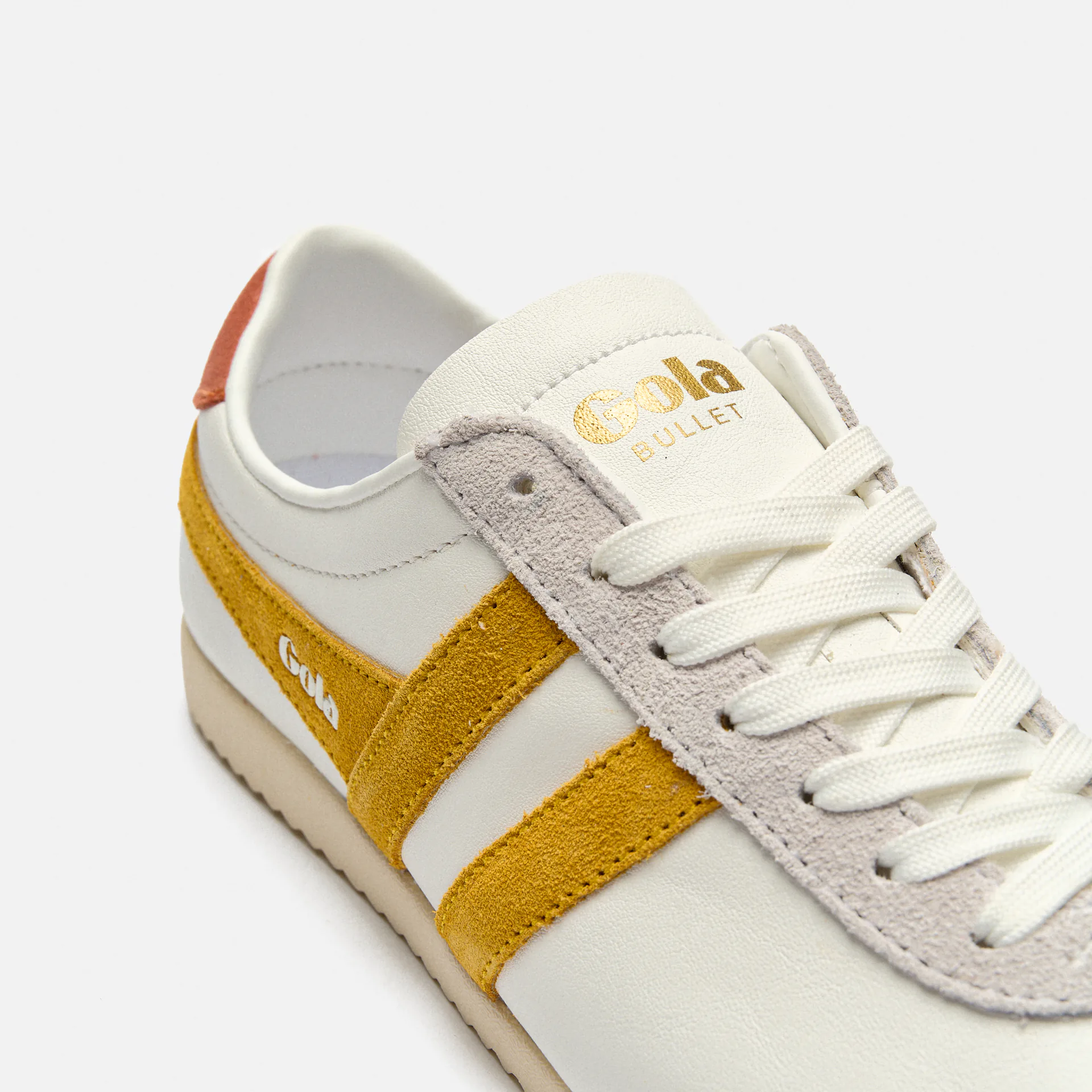 Gola Bullet Pure Sneaker White/Sun/Orange Spice