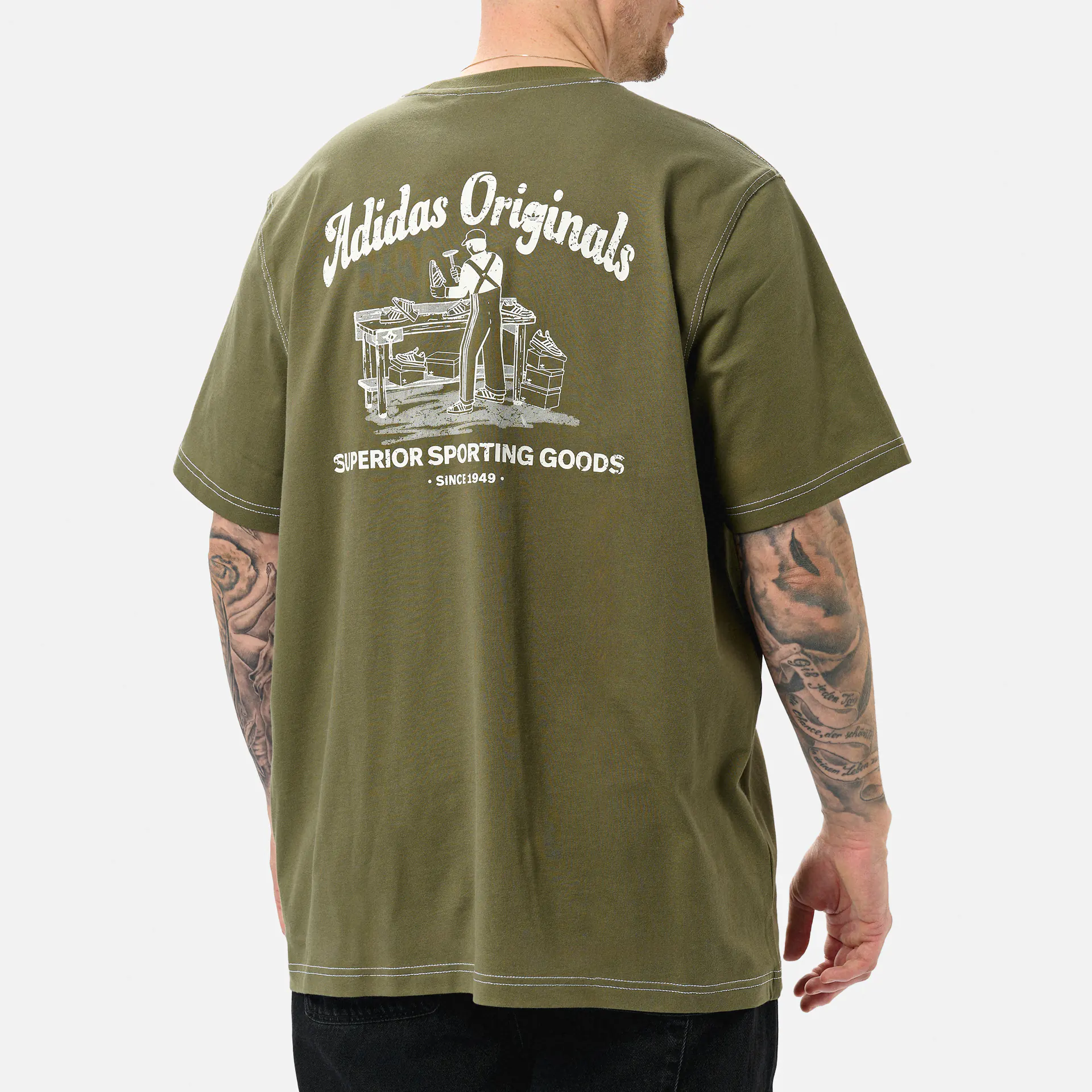 adidas Originals Wabash T-Shirt Olive Strata