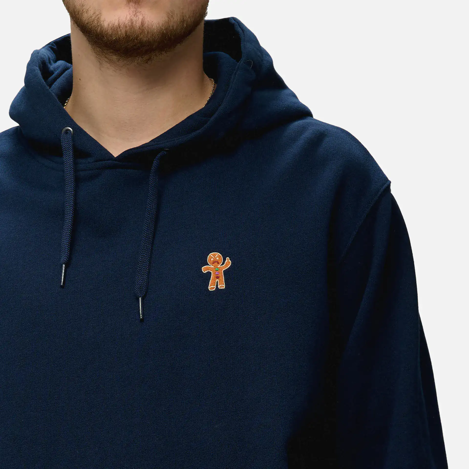 Iriedaily Cookieman Embroidered Hoodie Midnight