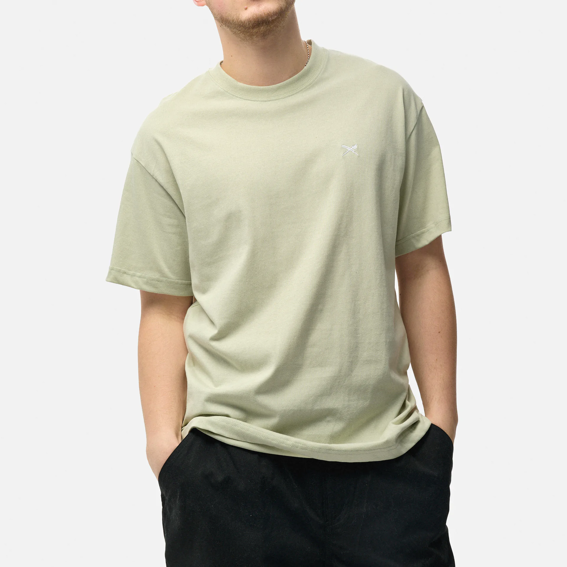 Iriedaily Mini Flag Relaxed T-Shirt Light Sage