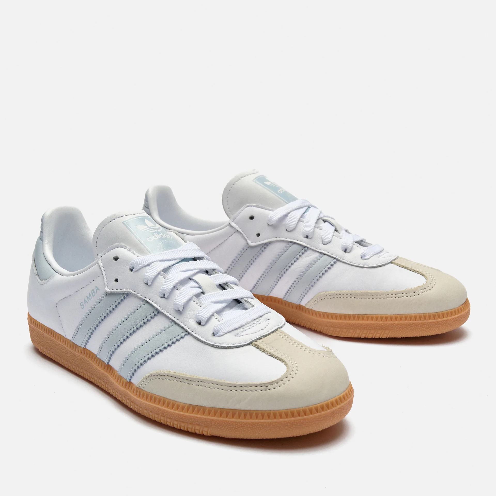 adidas Originals Samba Sneaker OG W Cloud White/Halo Blue/Off White