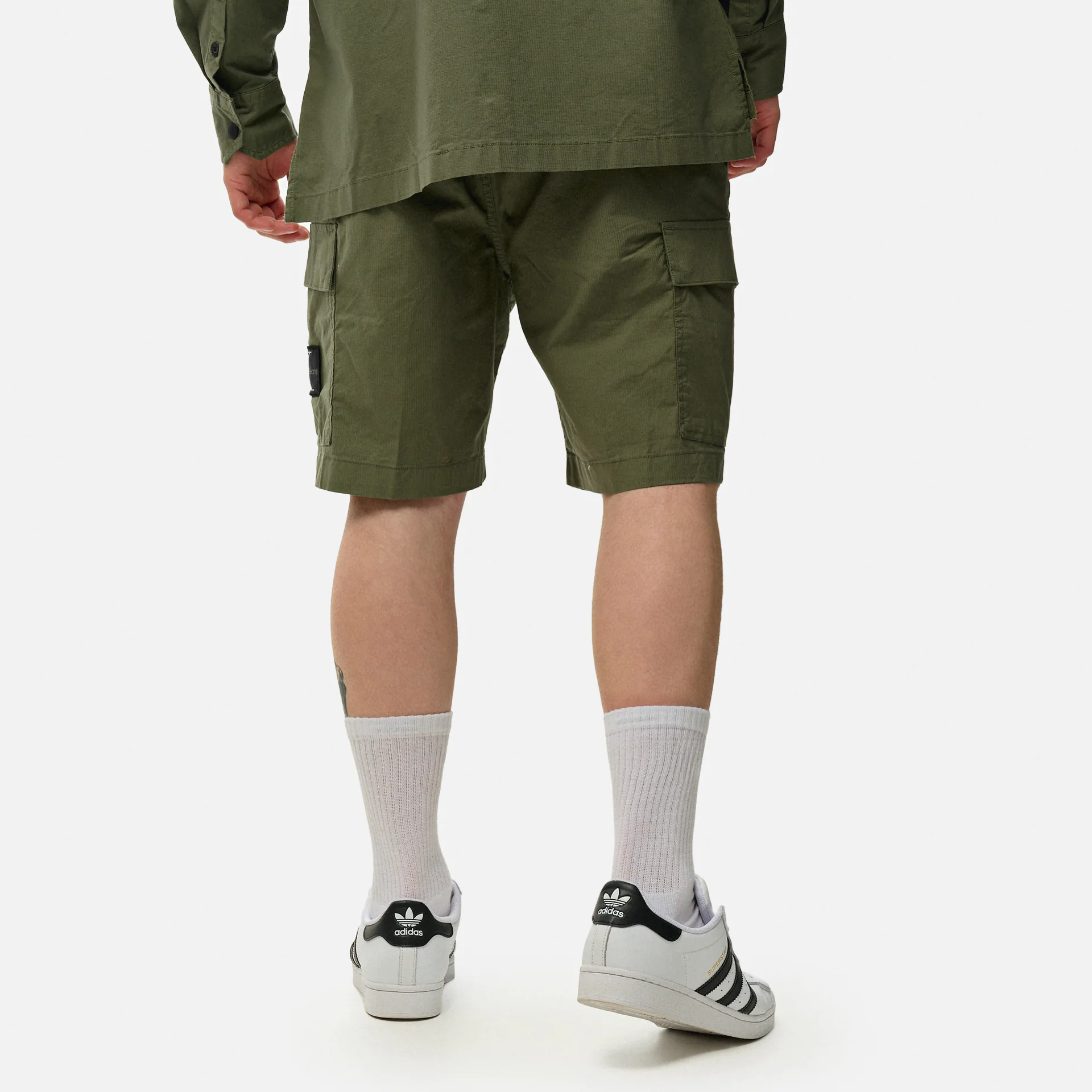 Calvin Klein Jeans Washed Cargo Short Dusty Olive