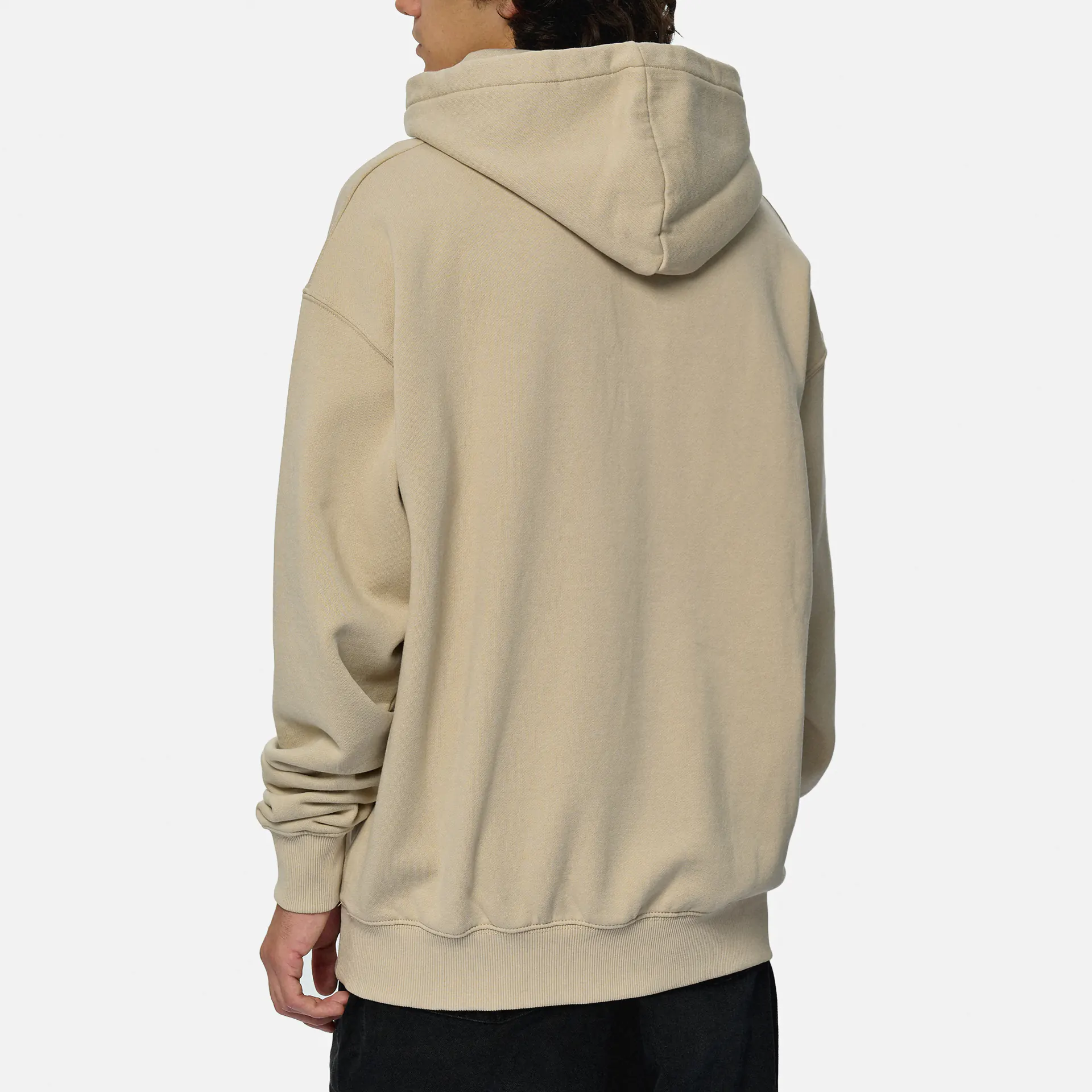 PEGADOR Alden Oversized Hoodie Washed Light Beige