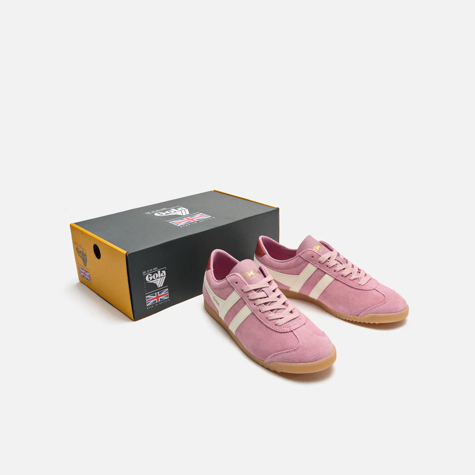 Gola Bullet Suede Sneaker Candy/Off White/Pale Gum