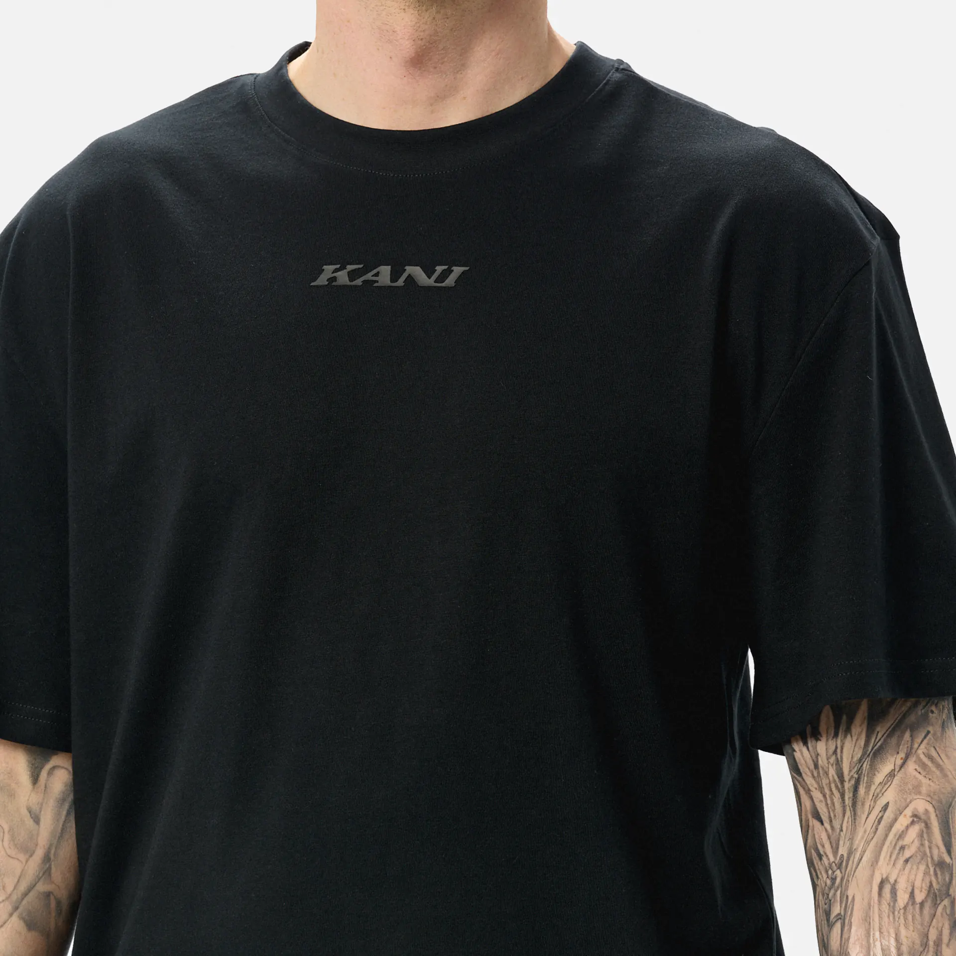 Karl Kani Retro T&L Backprint T-Shirt Light Black/Pink