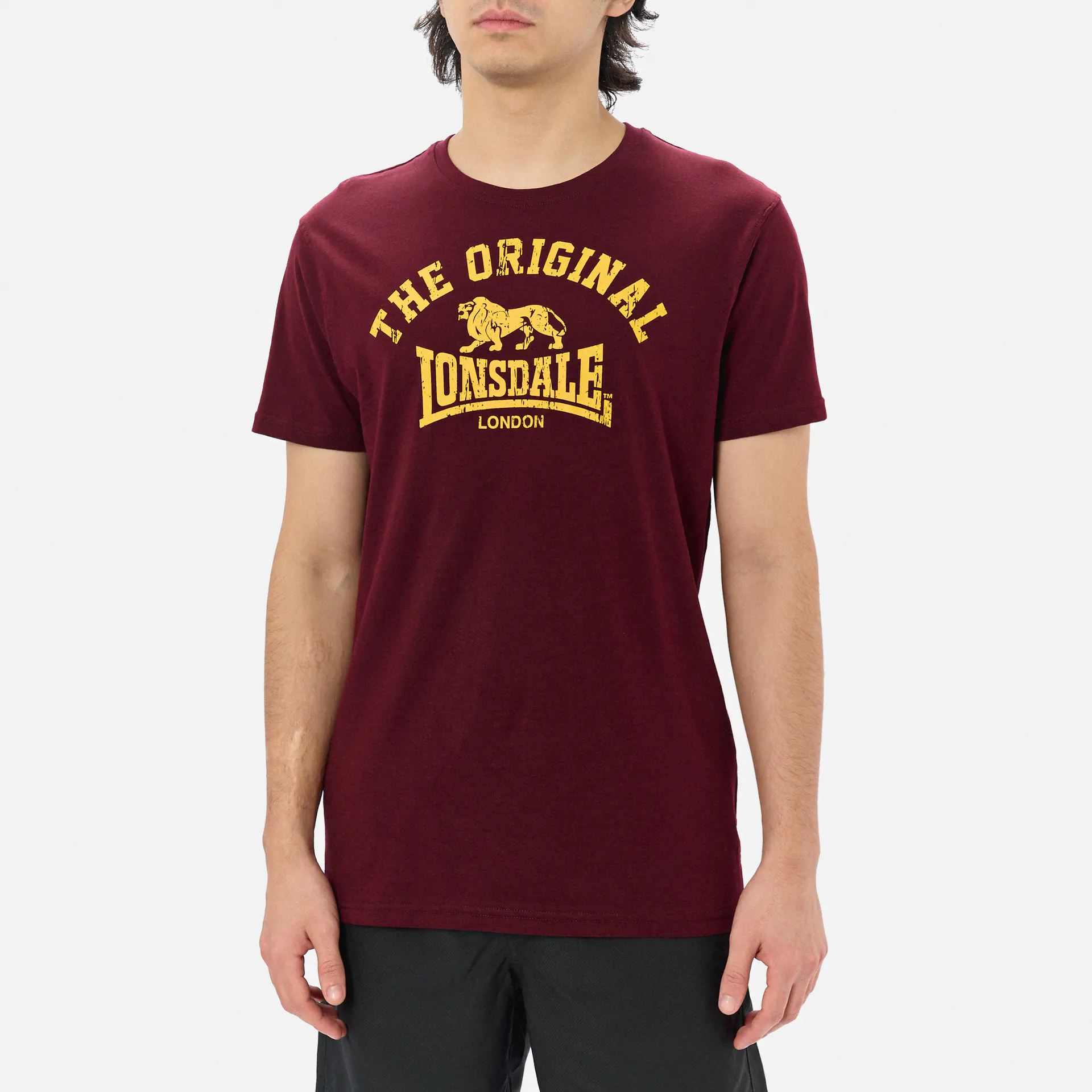 Lonsdale ORIGINAL T-Shirt Vintage Oxblood