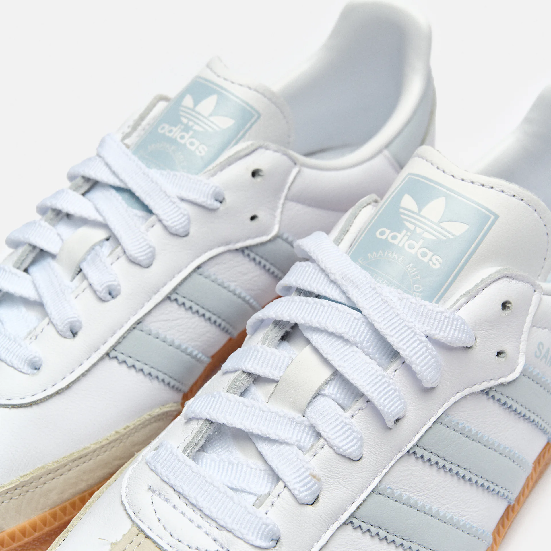 adidas Originals Samba Sneaker OG W Cloud White Halo Blue Off White